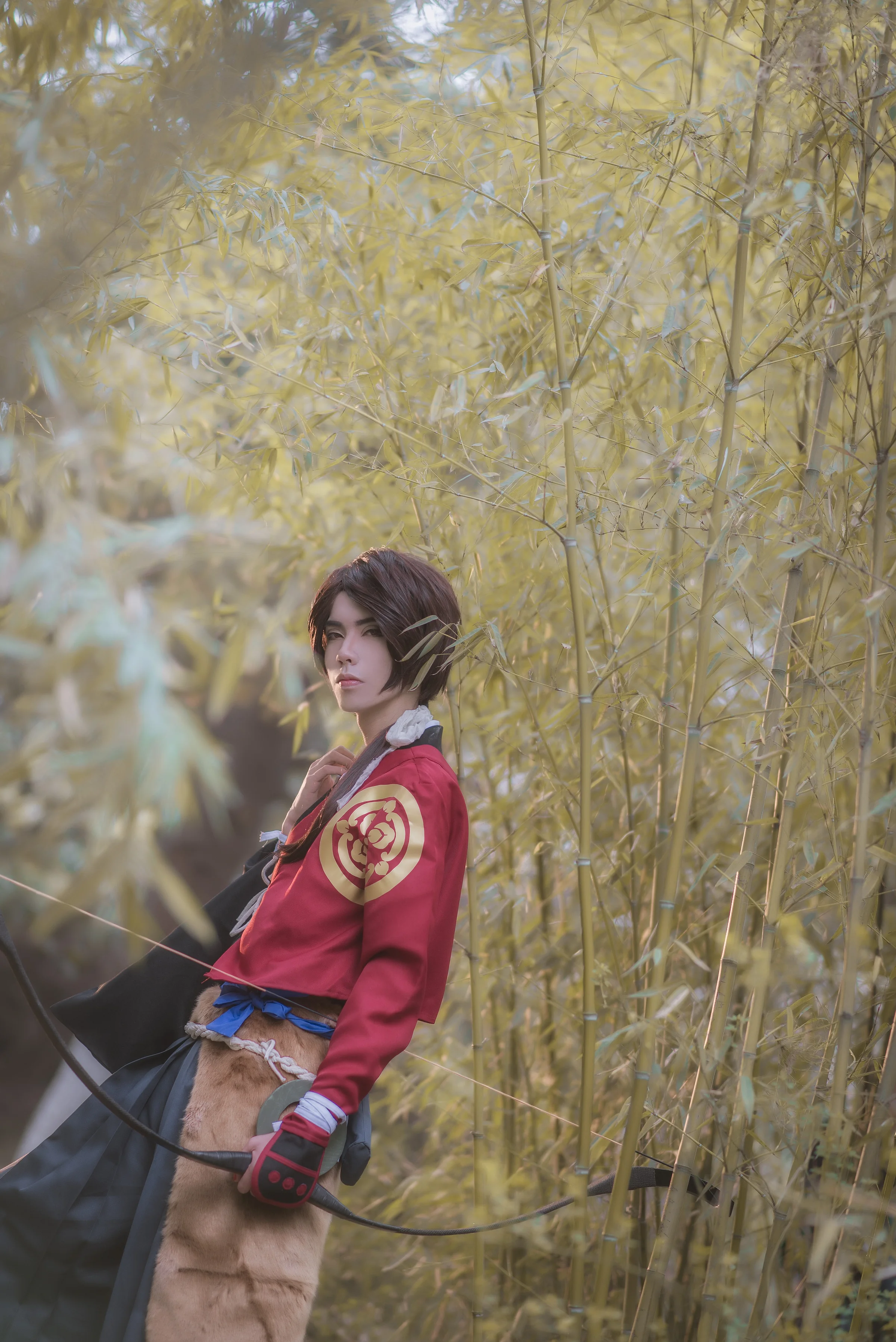 刀剑乱舞加州清光COS写真，果然樱花和武士刀也是一种浪漫~