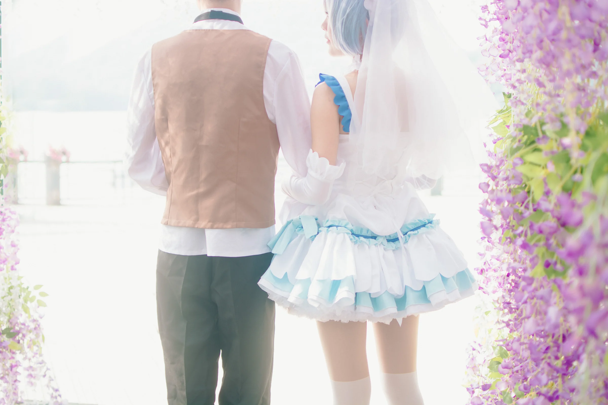 《从零开始的异世界生活》蕾姆婚纱COS写真