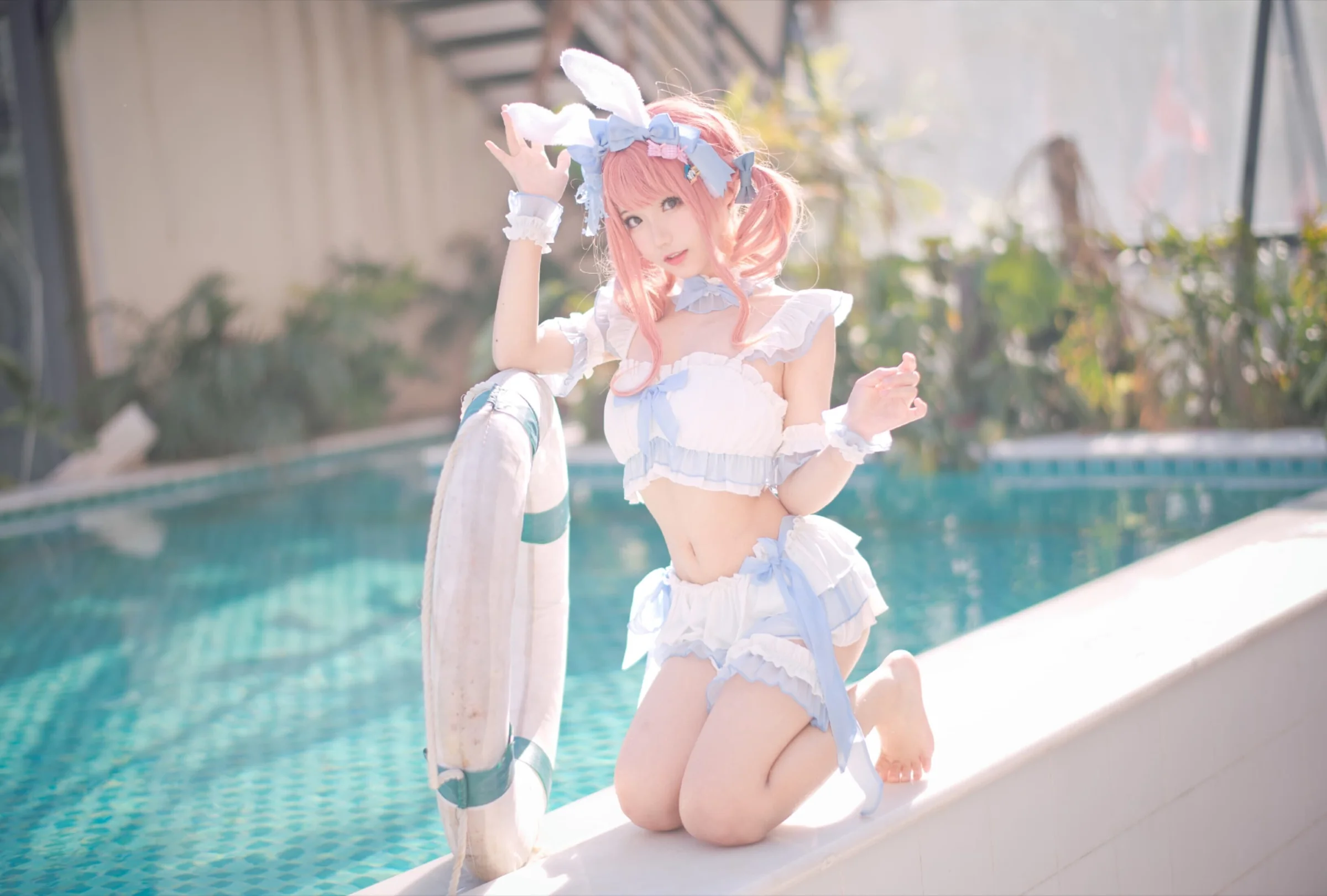 花柒Hana 夏日甜芯泳装写真