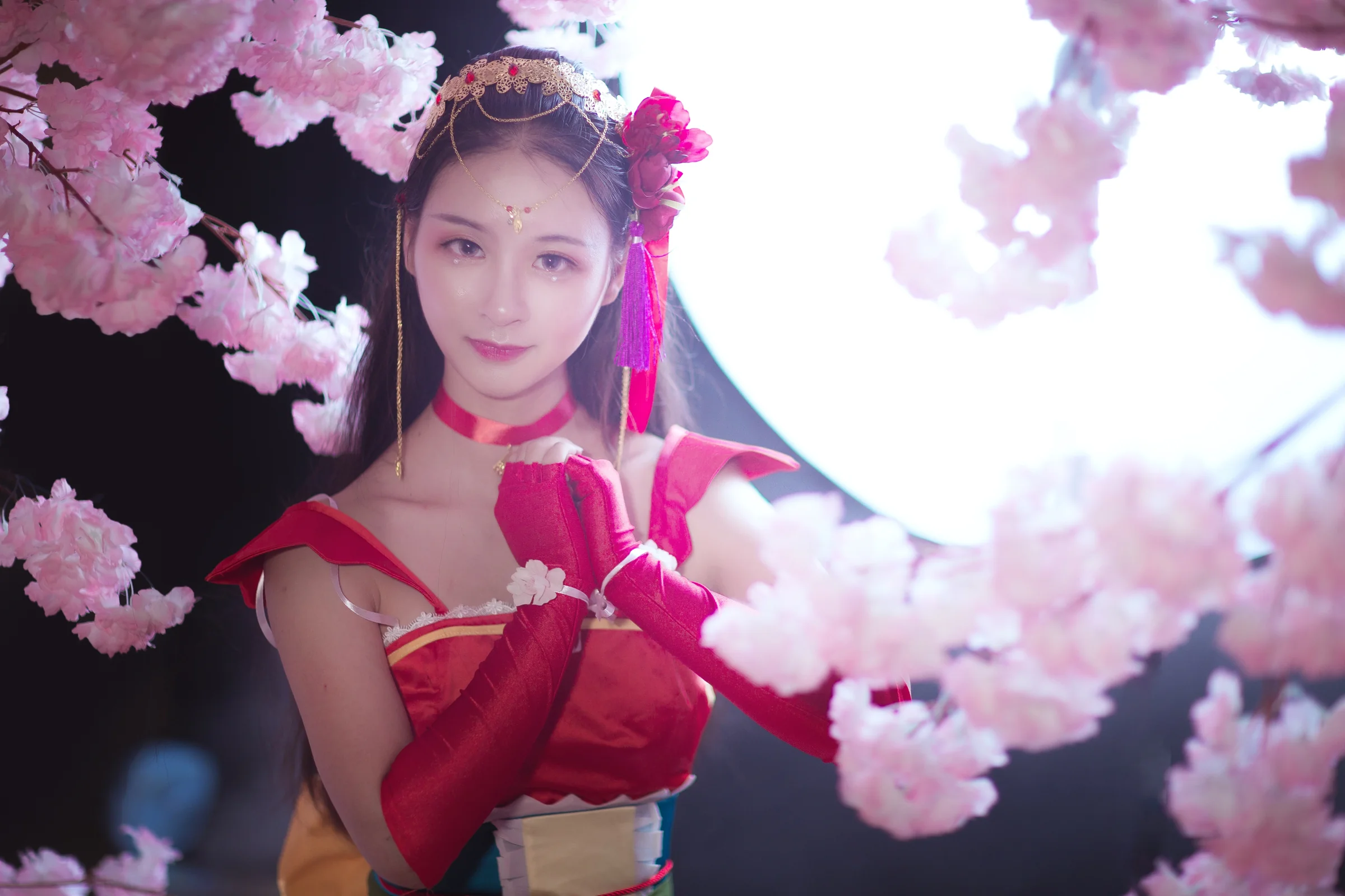 三国杀·小乔·花好月圆COS写真