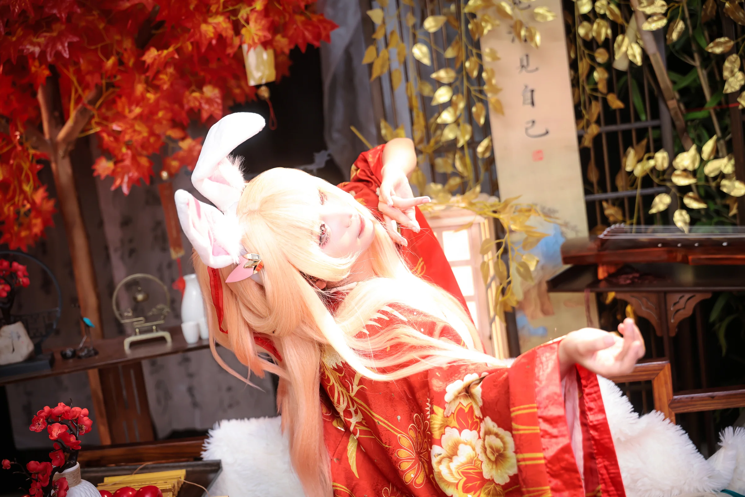 《王者荣耀》公孙离惊鸿舞COS写真