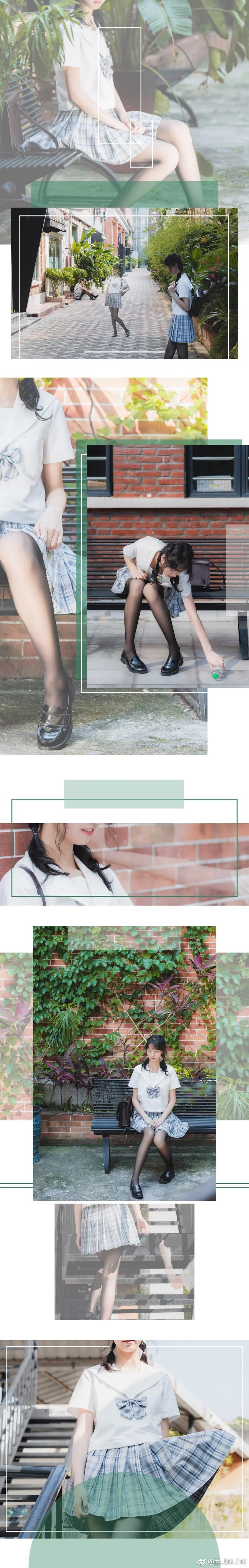 西呱呀呀呀 – 制服的西瓜｜高清图片集