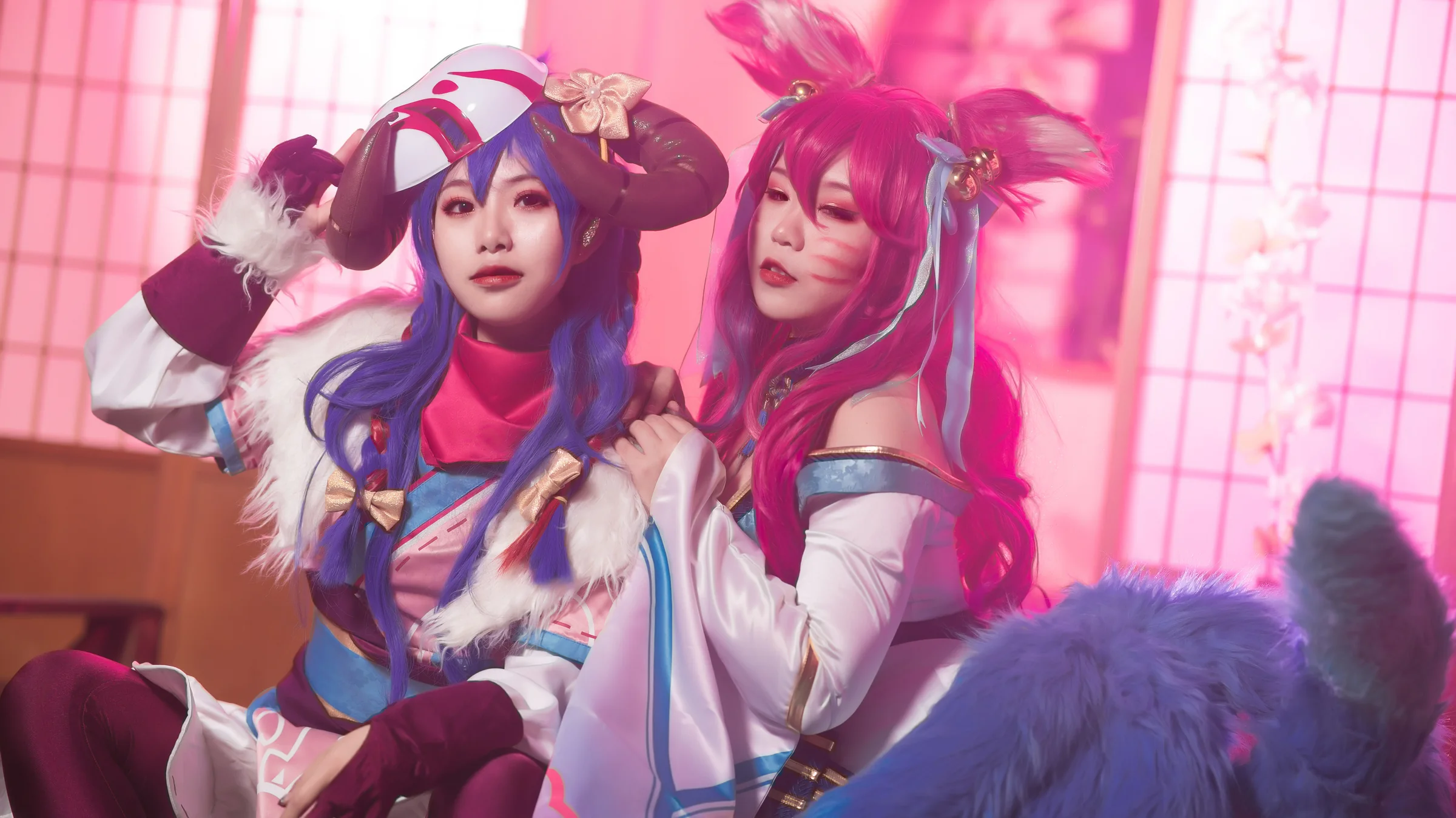 英雄联盟LOL 灵魂莲华阿狸COS写真