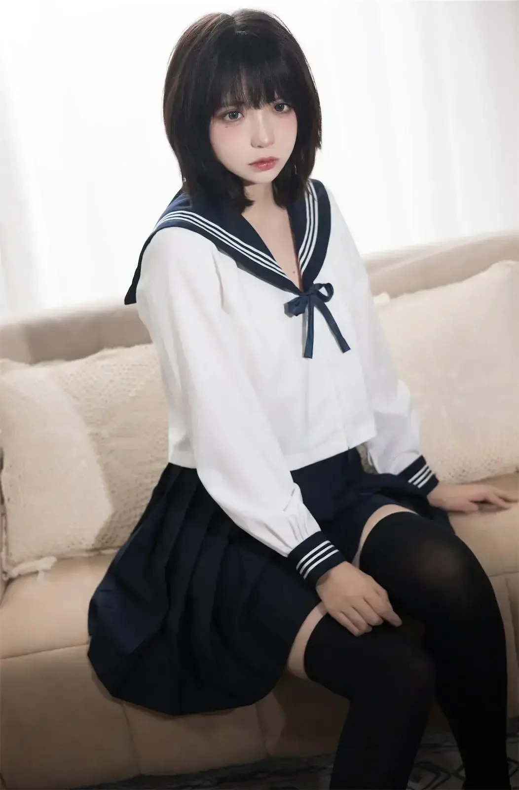 疯猫ss – 制服JK过膝袜｜高清图片集