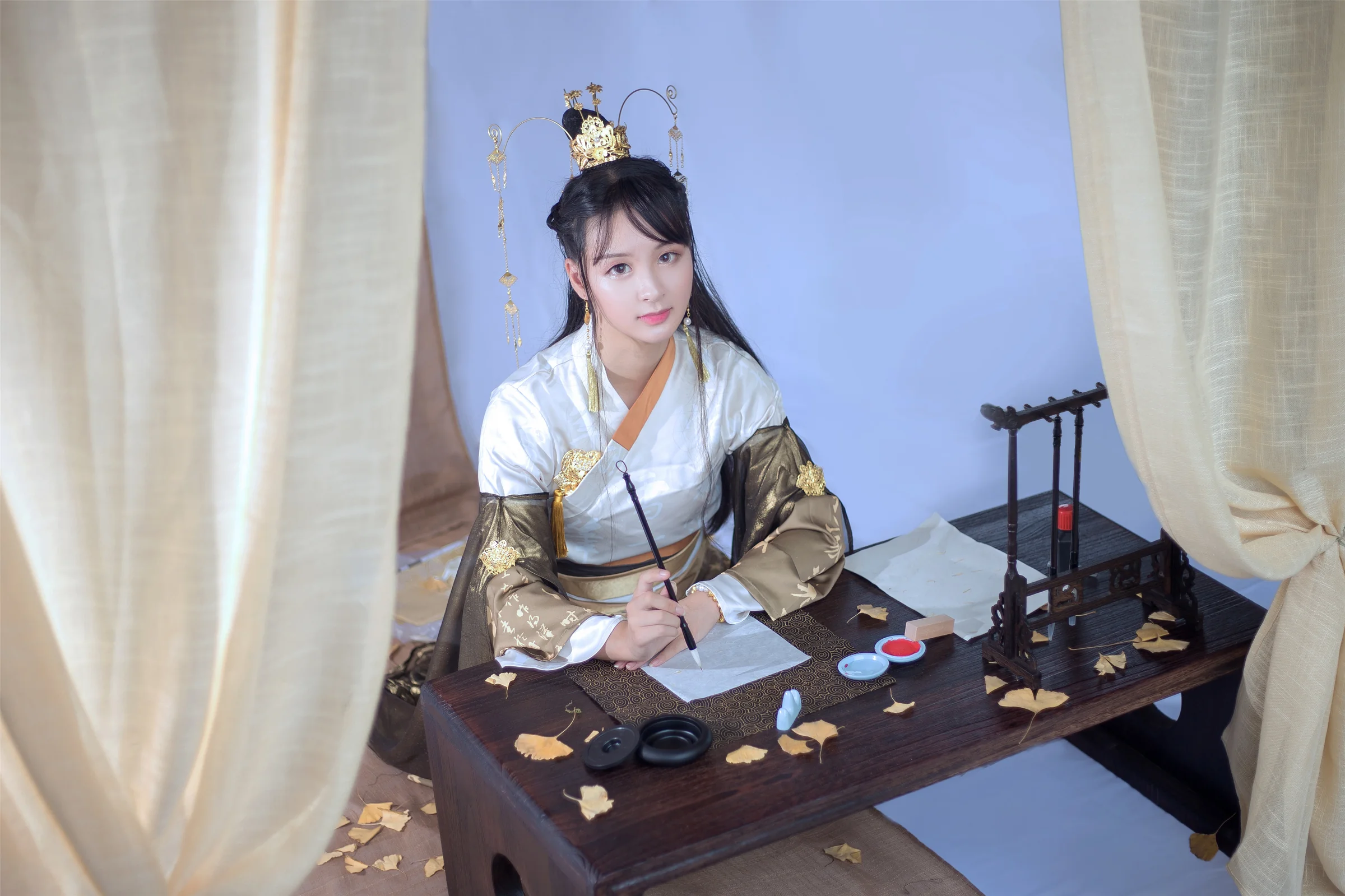 天涯明月刀x故宫联动·方寸·云中三希堂COS写真