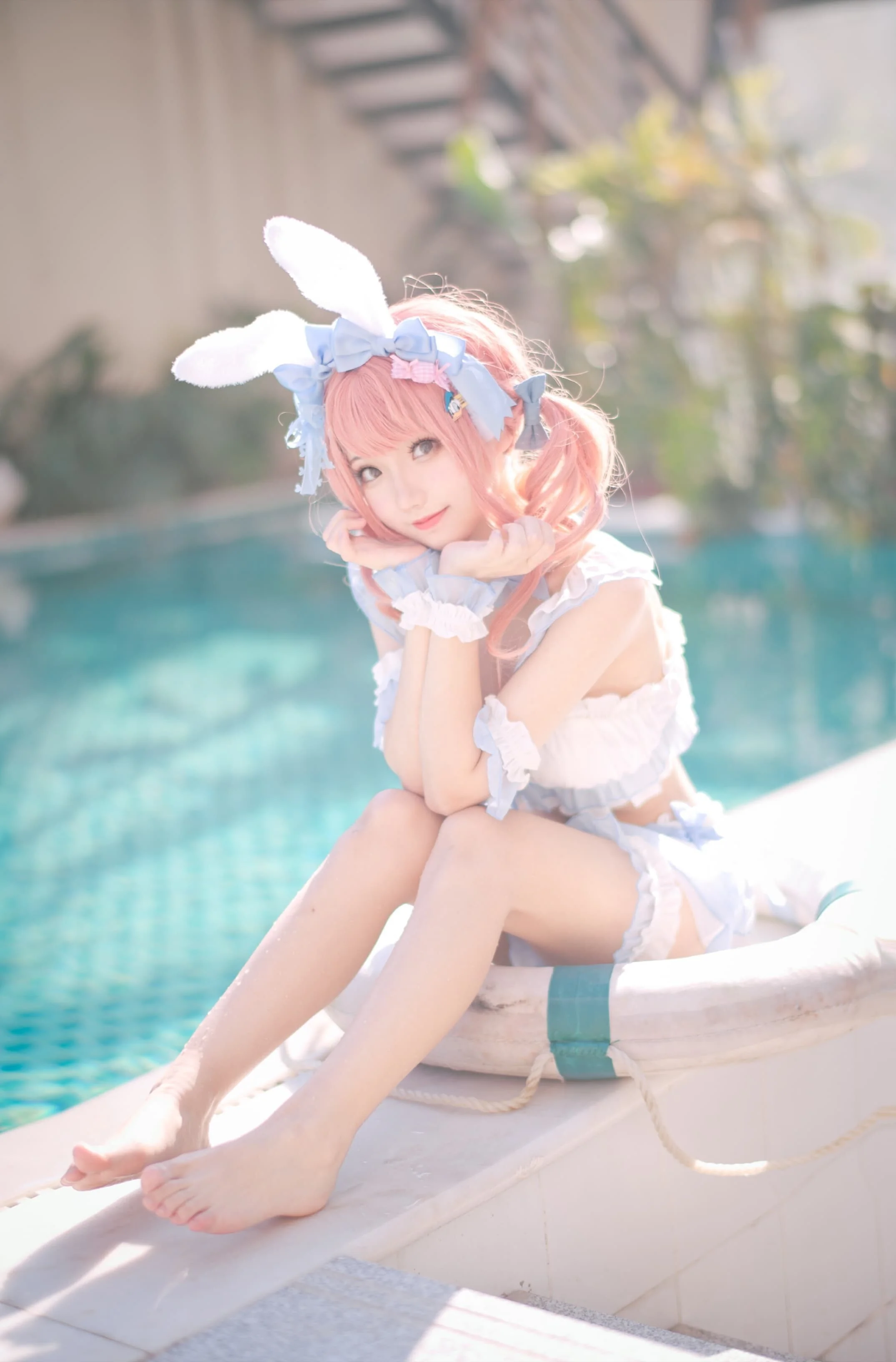 花柒Hana 夏日甜芯泳装写真
