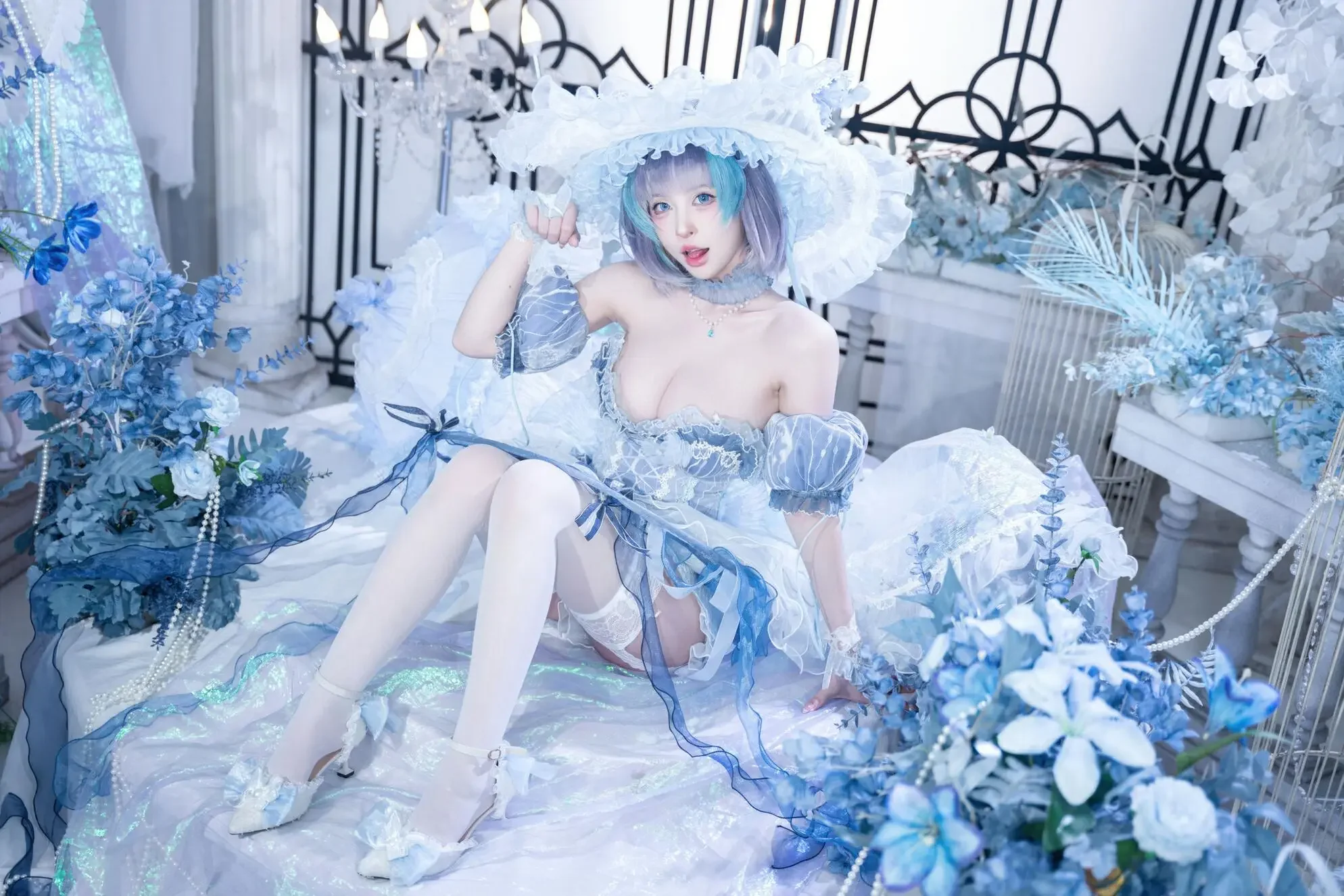 清水由乃 – 碧蓝航线 柴郡废稿礼服｜高清图片集