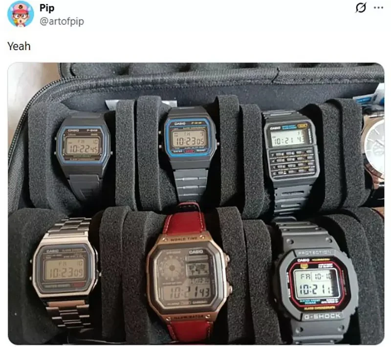 他呼籲放棄Apple Watch改戴《卡西歐手錶》引發世界各國的網友讚賞了｜高清图片集