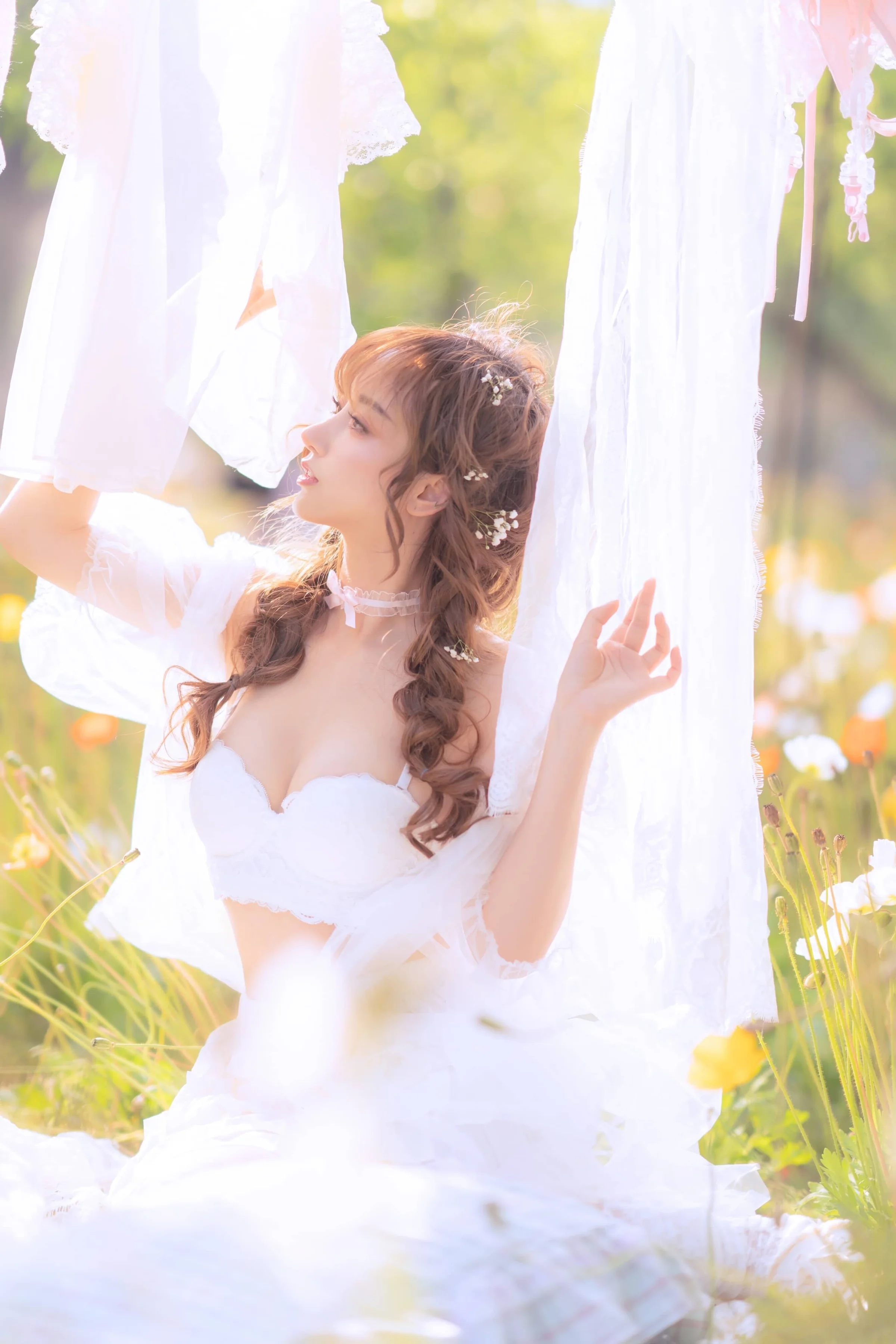过期米线线喵 夏日限定 晒衣服 [41P]｜高清图片集