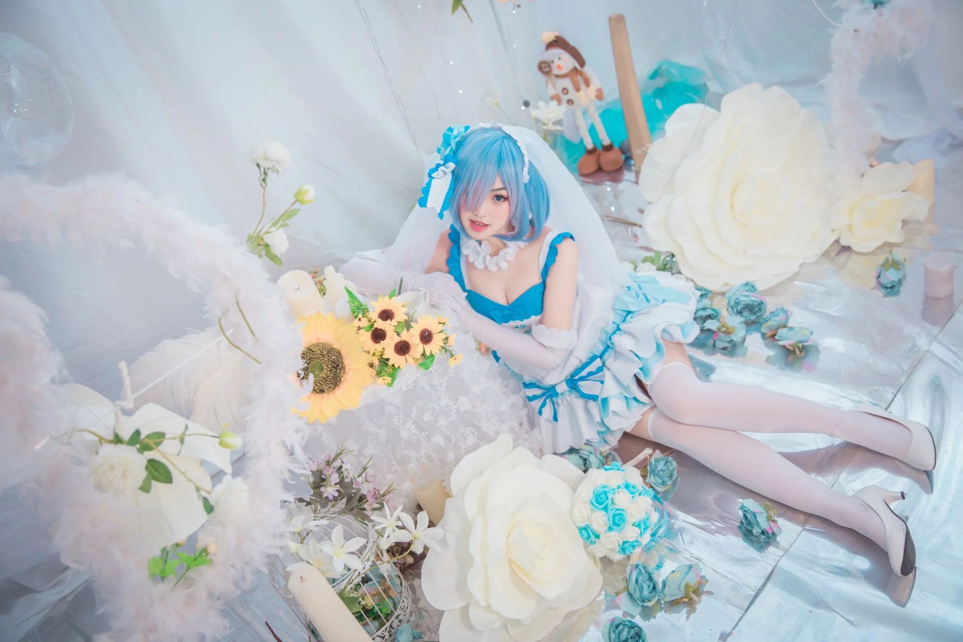 蕾姆花嫁COS写真