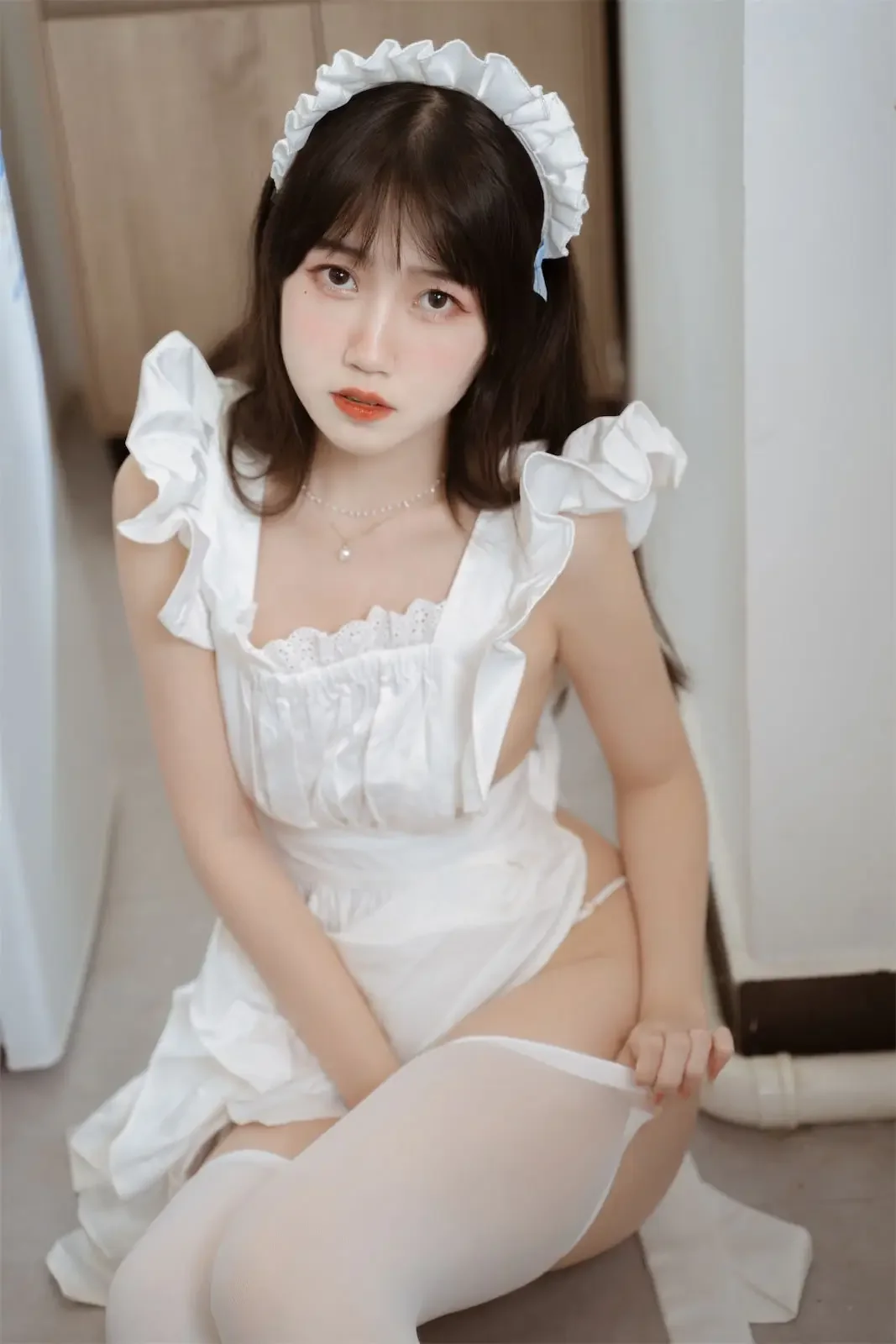 不呆猫 – 厨房小女仆｜高清图片集