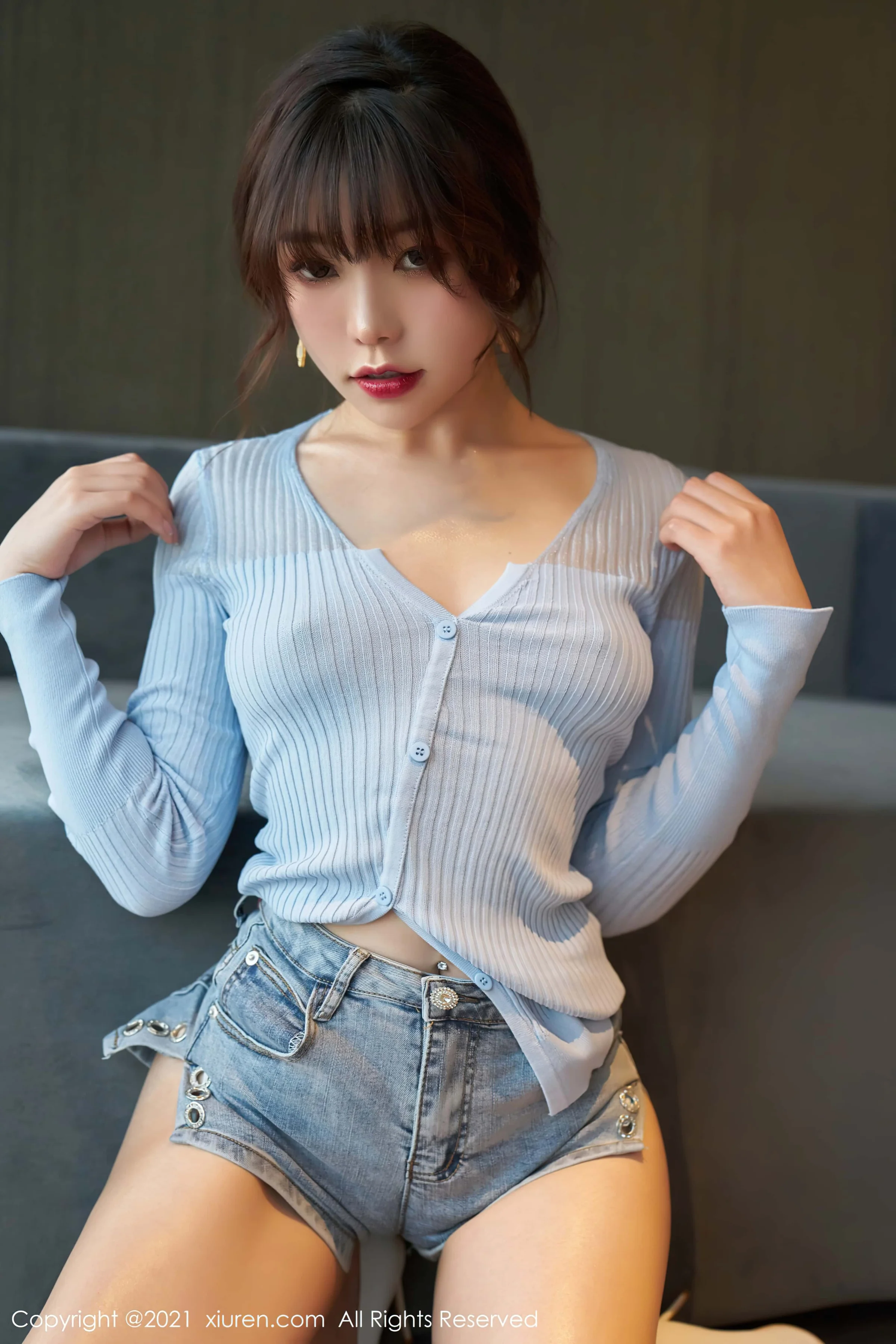 [秀人网]美媛馆 2021-04-01 Vol.3271 芝芝Booty｜高清图片集