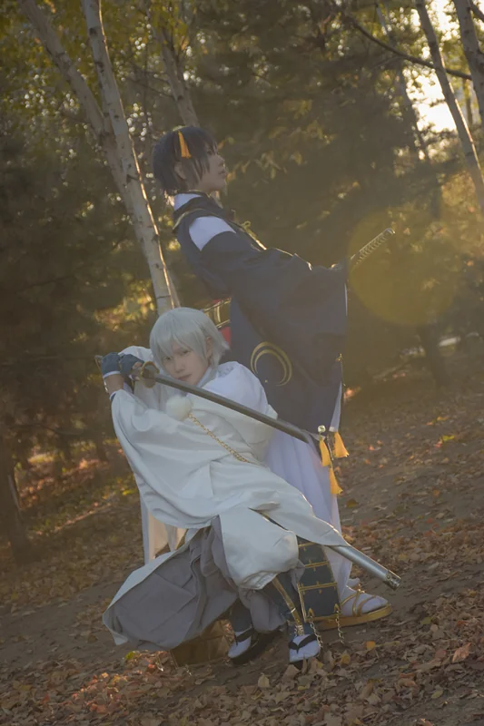 刀剑乱舞三日月宗近COS写真