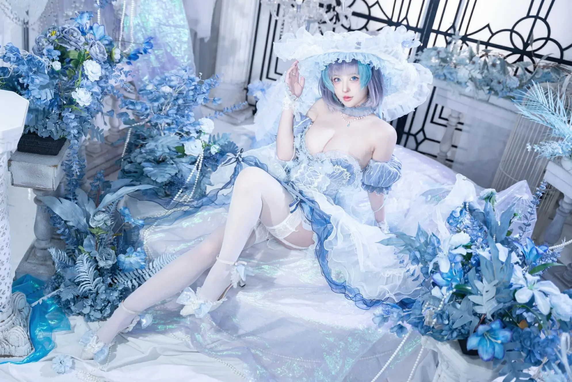 清水由乃 – 碧蓝航线 柴郡废稿礼服｜高清图片集