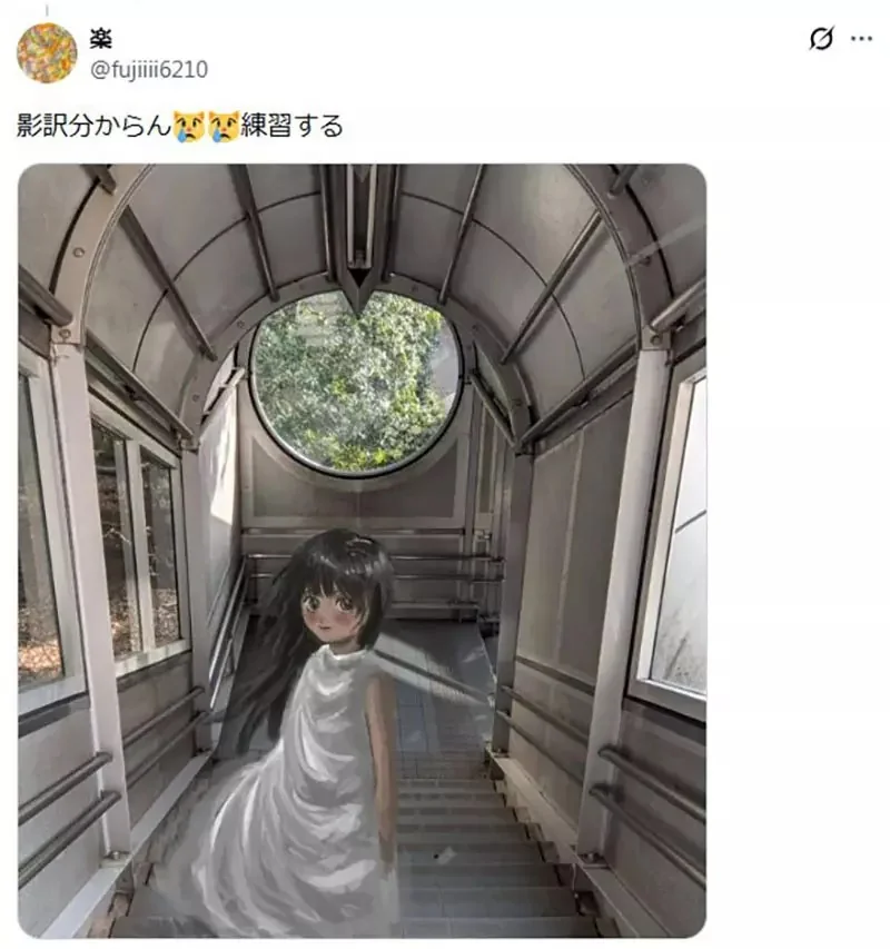 不會畫畫的網友感慨《想替這張照片畫上唯美少女》大家都來幫他實現願望了｜高清图片集