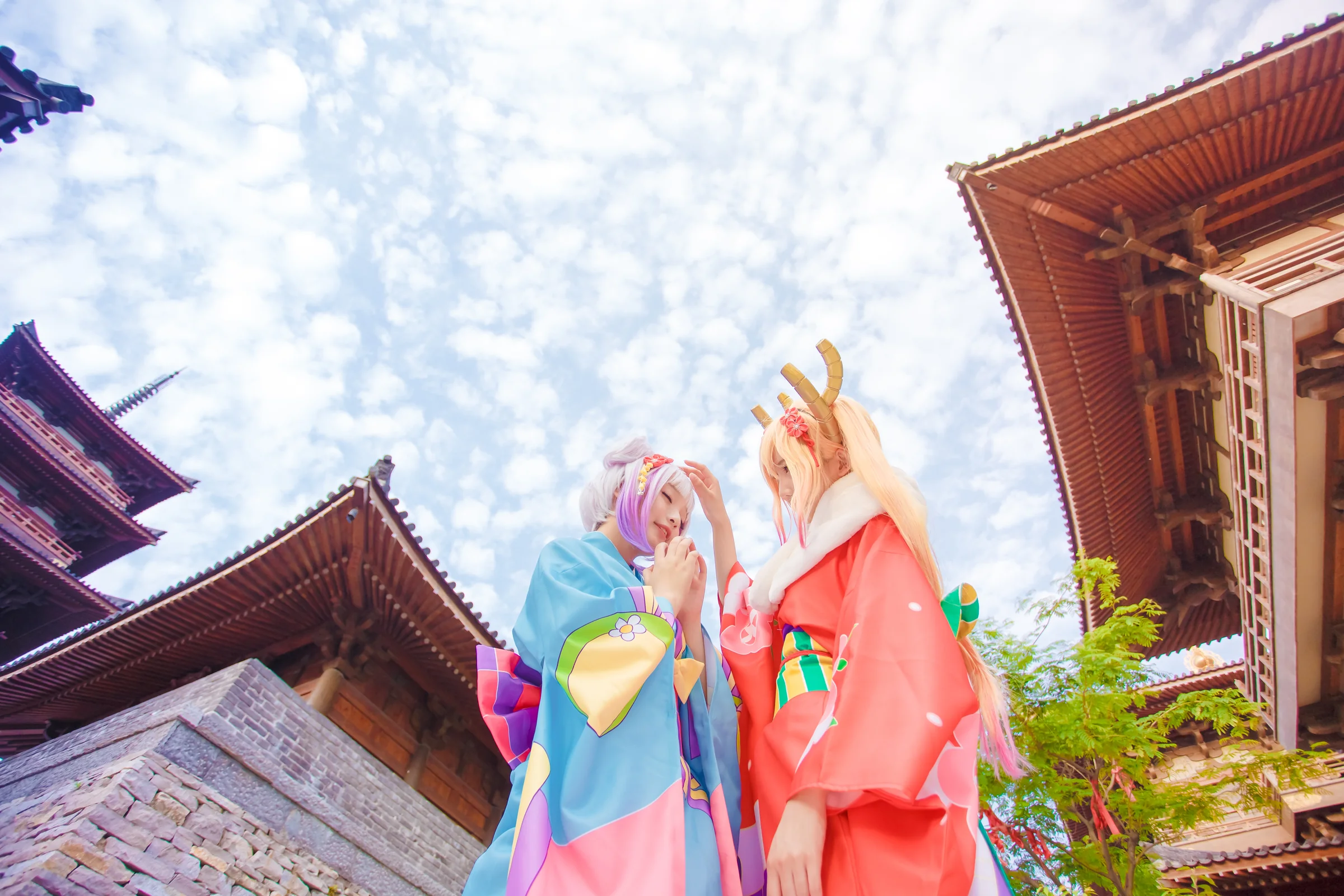 康娜和托尔的和服之旅COS写真