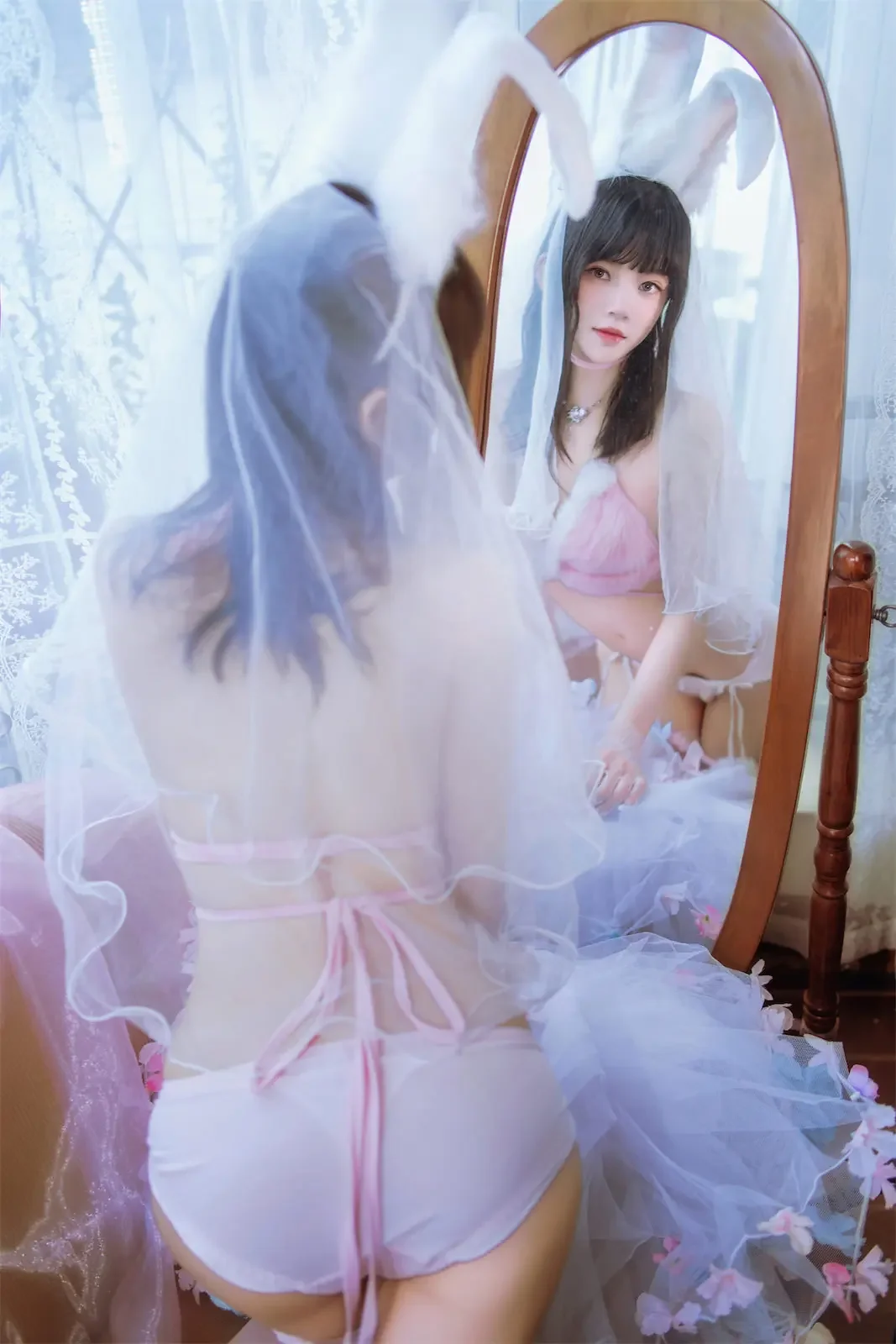 桜桃喵 – 花嫁兔｜高清图片集