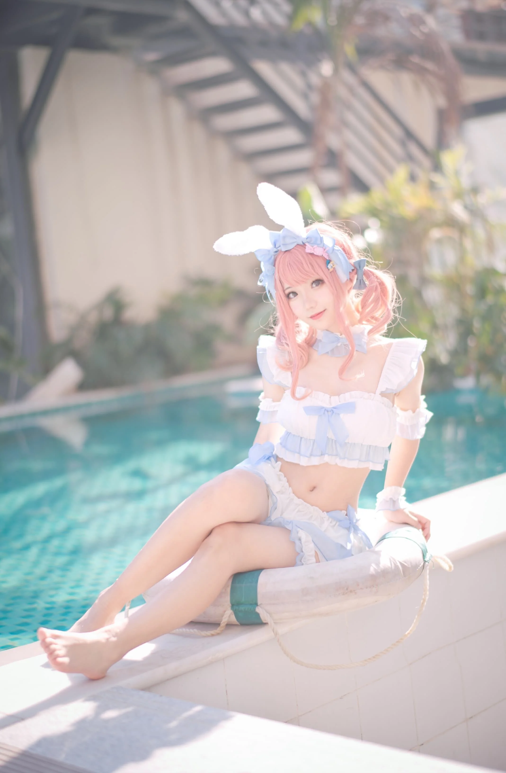 花柒Hana 夏日甜芯泳装写真