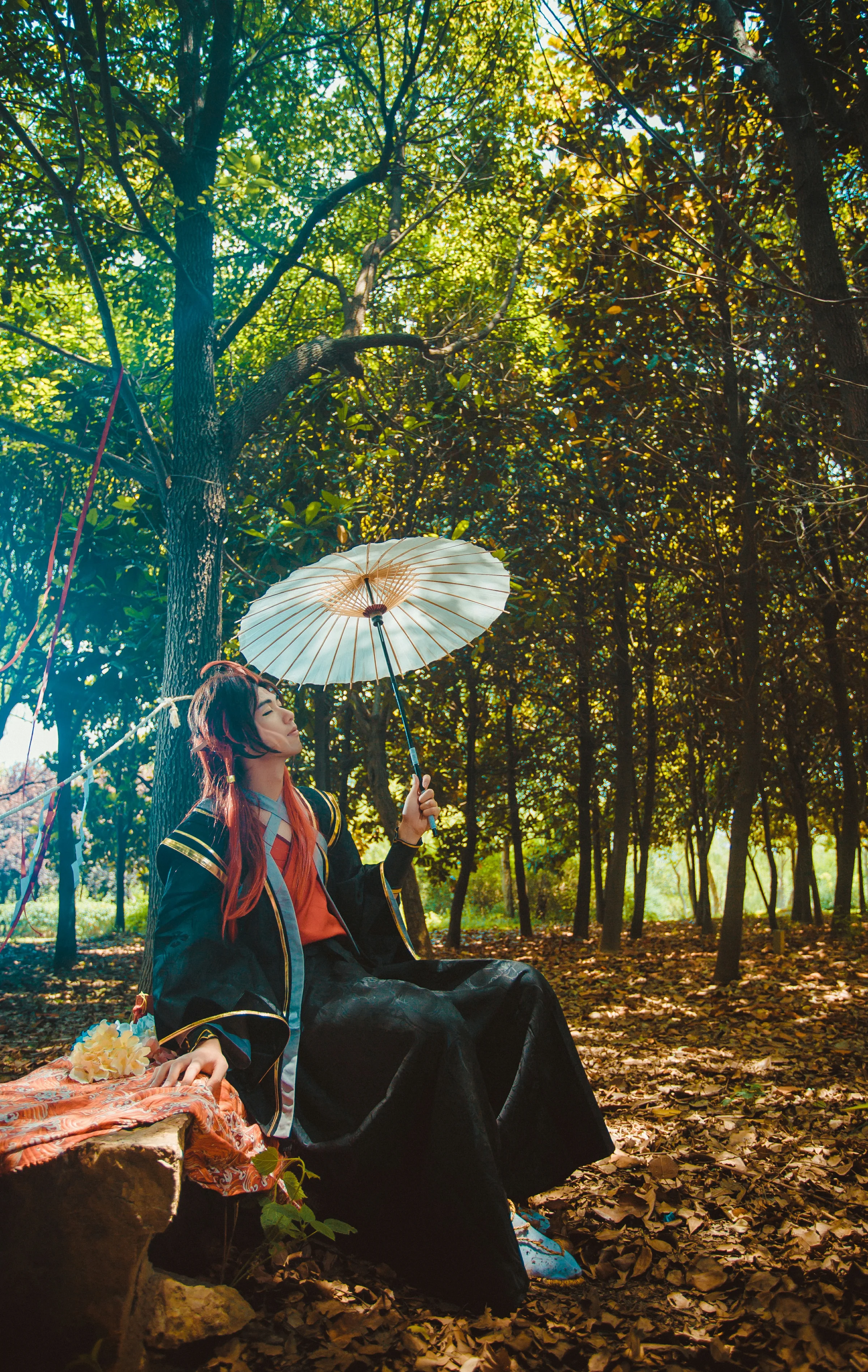 阴阳师山兔山蛙COS写真