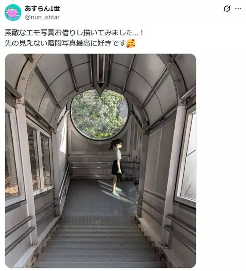不會畫畫的網友感慨《想替這張照片畫上唯美少女》大家都來幫他實現願望了｜高清图片集