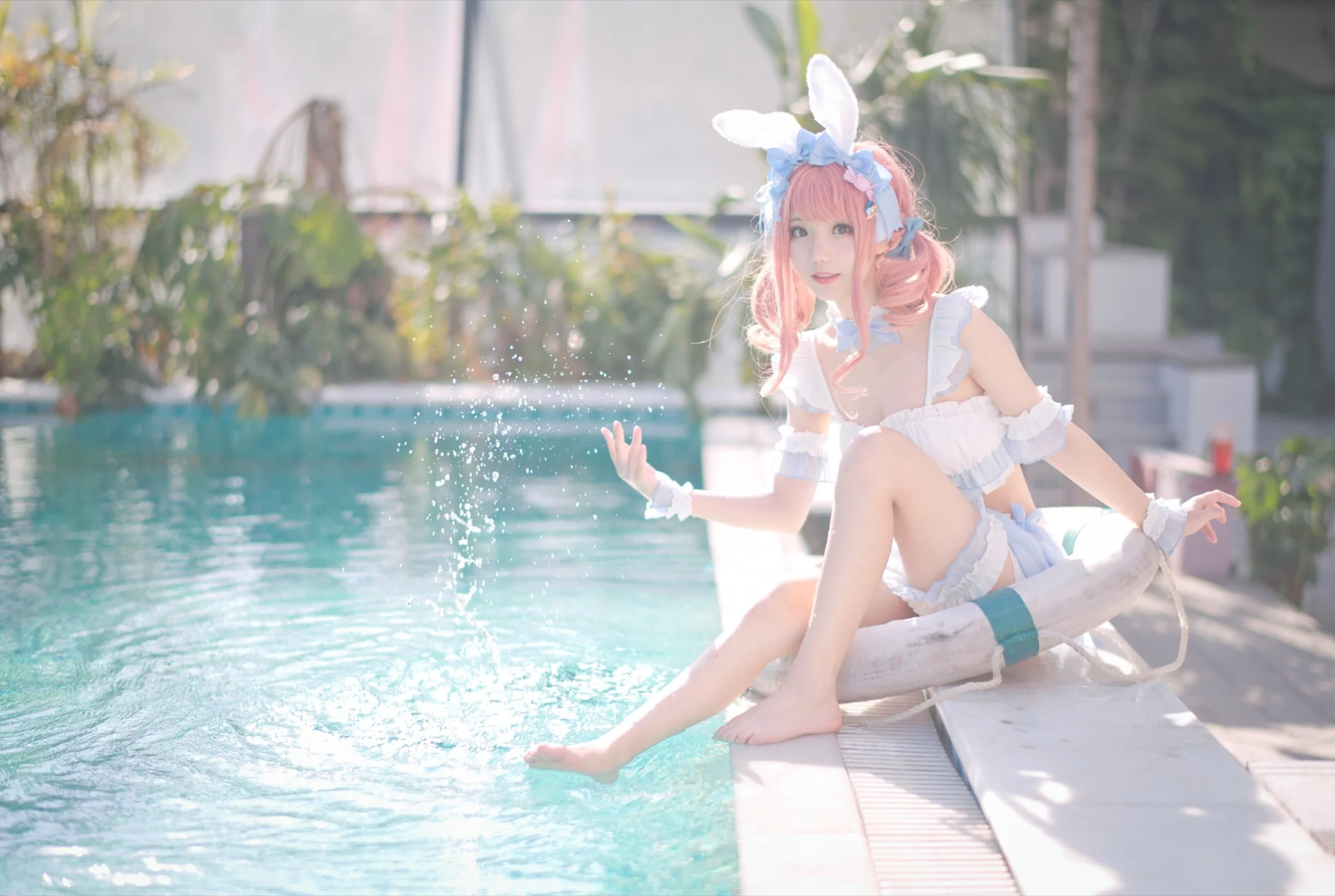花柒Hana 夏日甜芯泳装写真