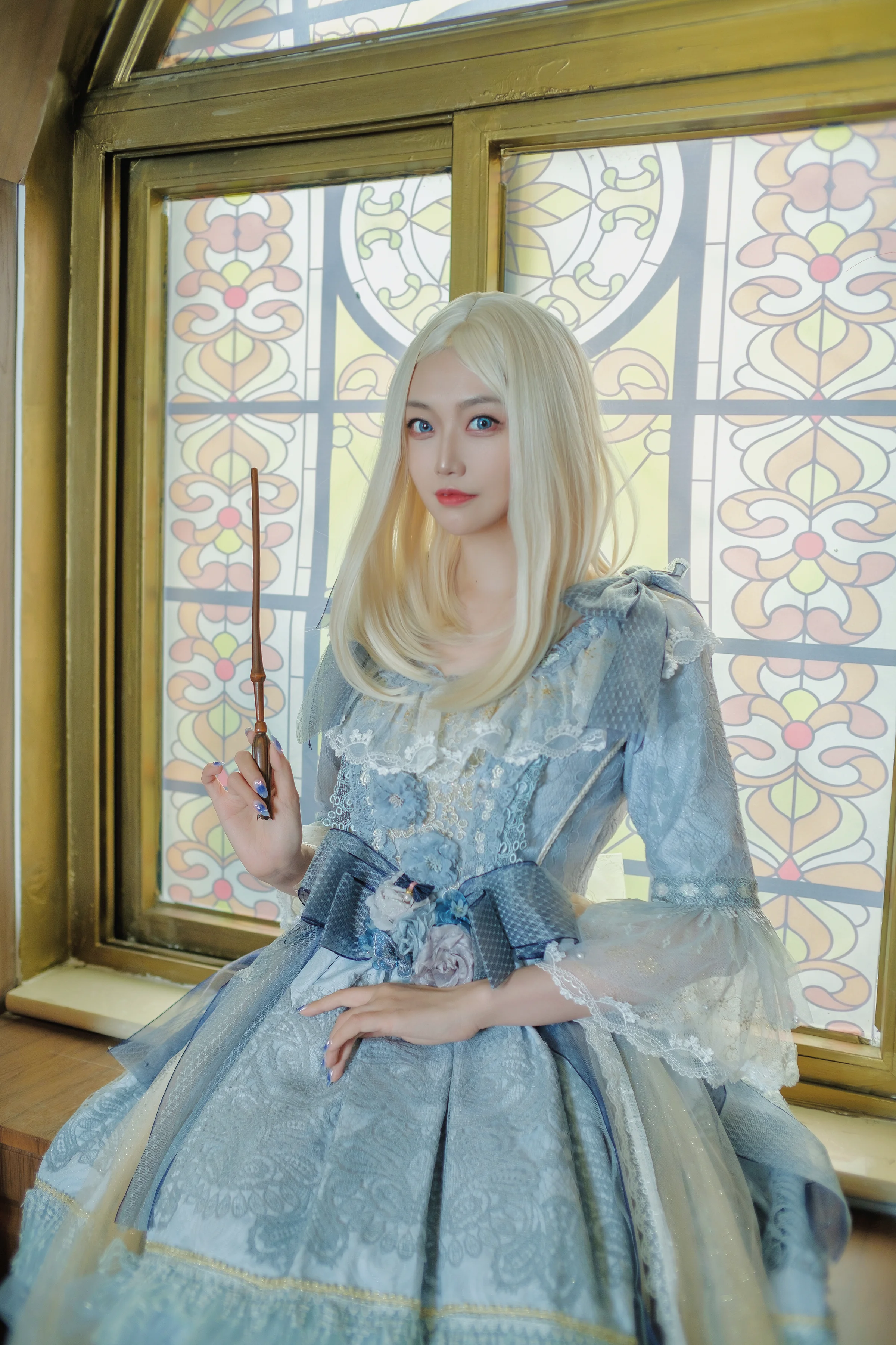 哈利波特鹰院拉文克劳luna COS写真