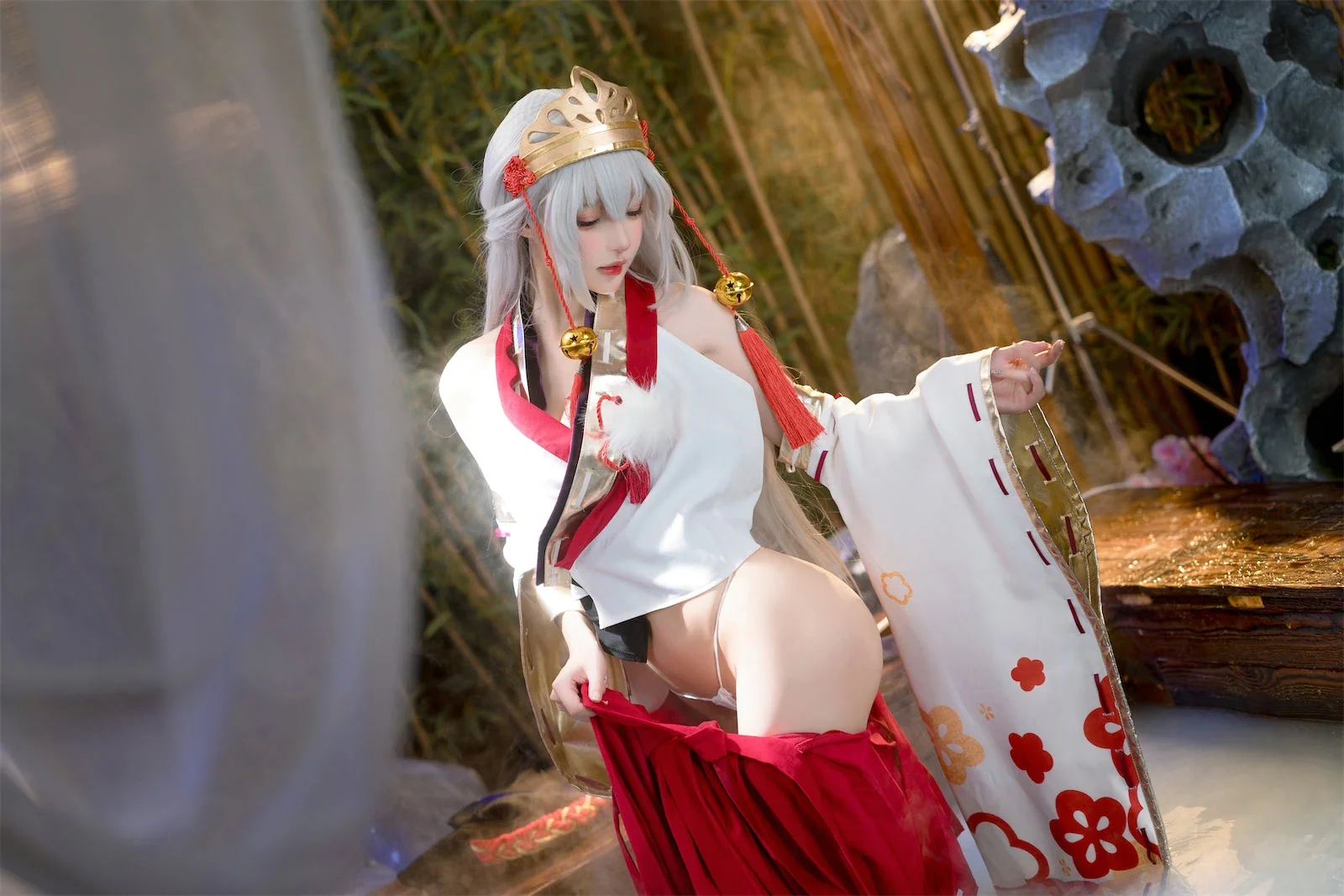 阿包也是兔娘 – 巫女浴池｜高清图片集