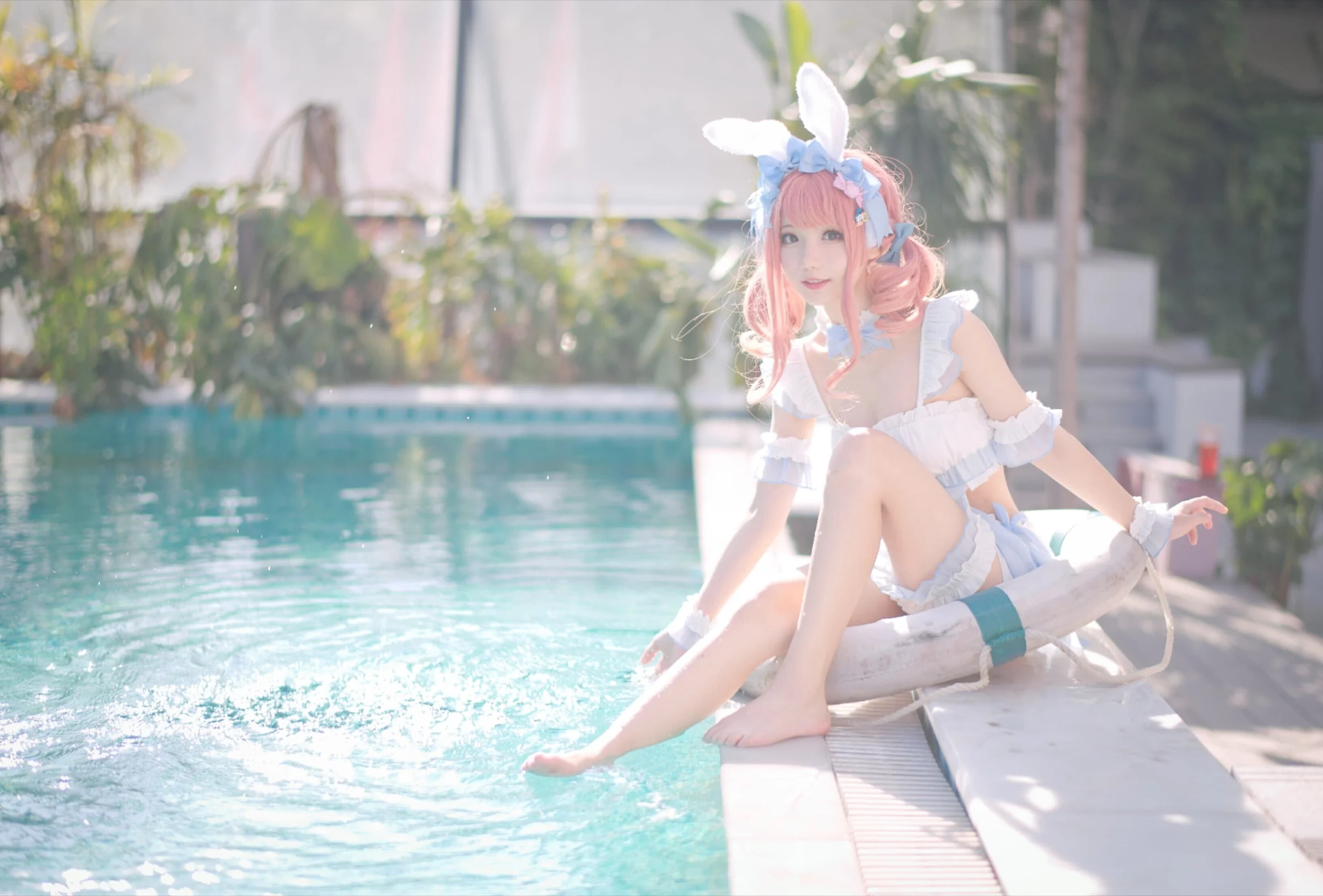 花柒Hana 夏日甜芯泳装写真