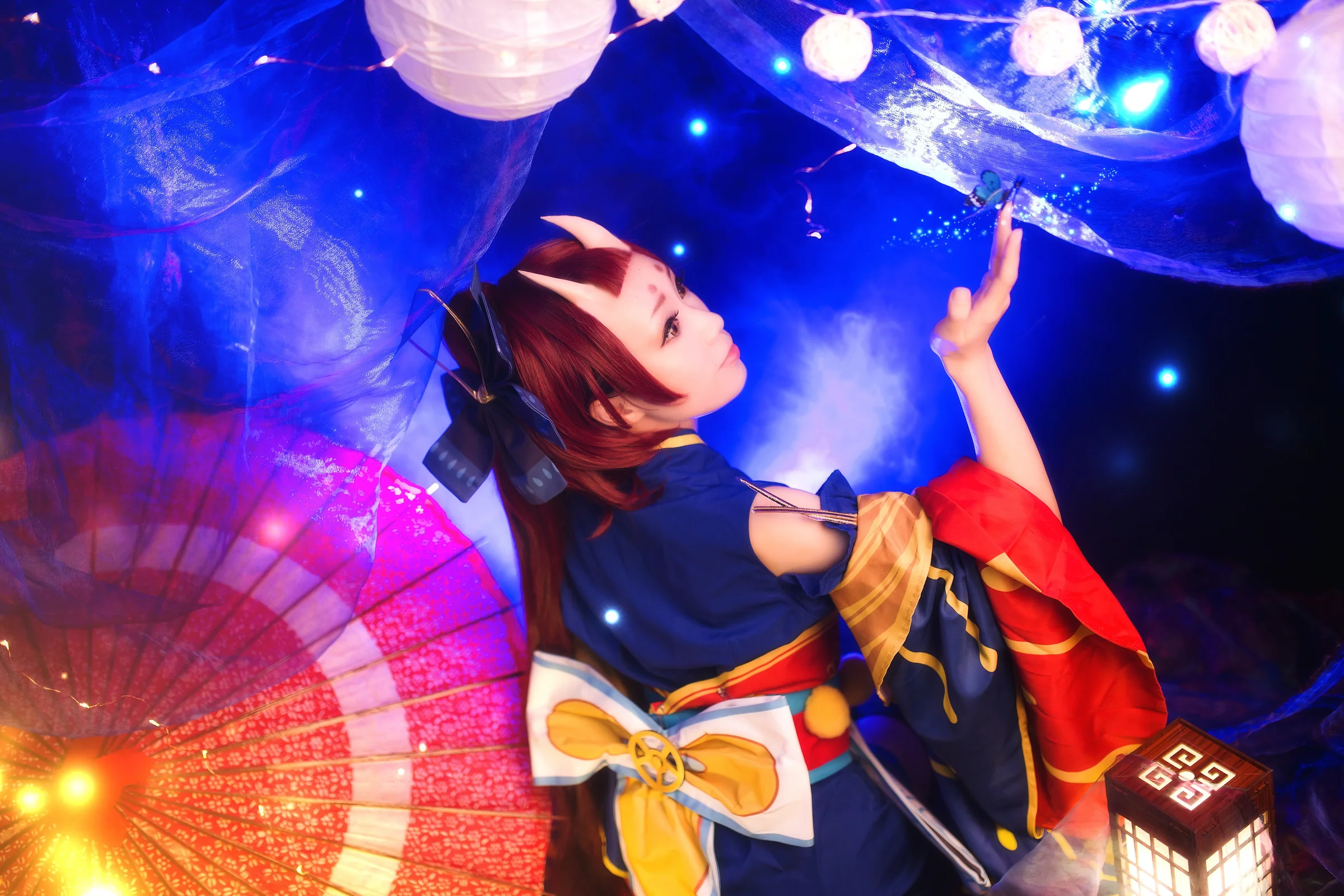 阴阳师 萤草 COS写真 神様、お慈悲を/枯れ木に花咲さか