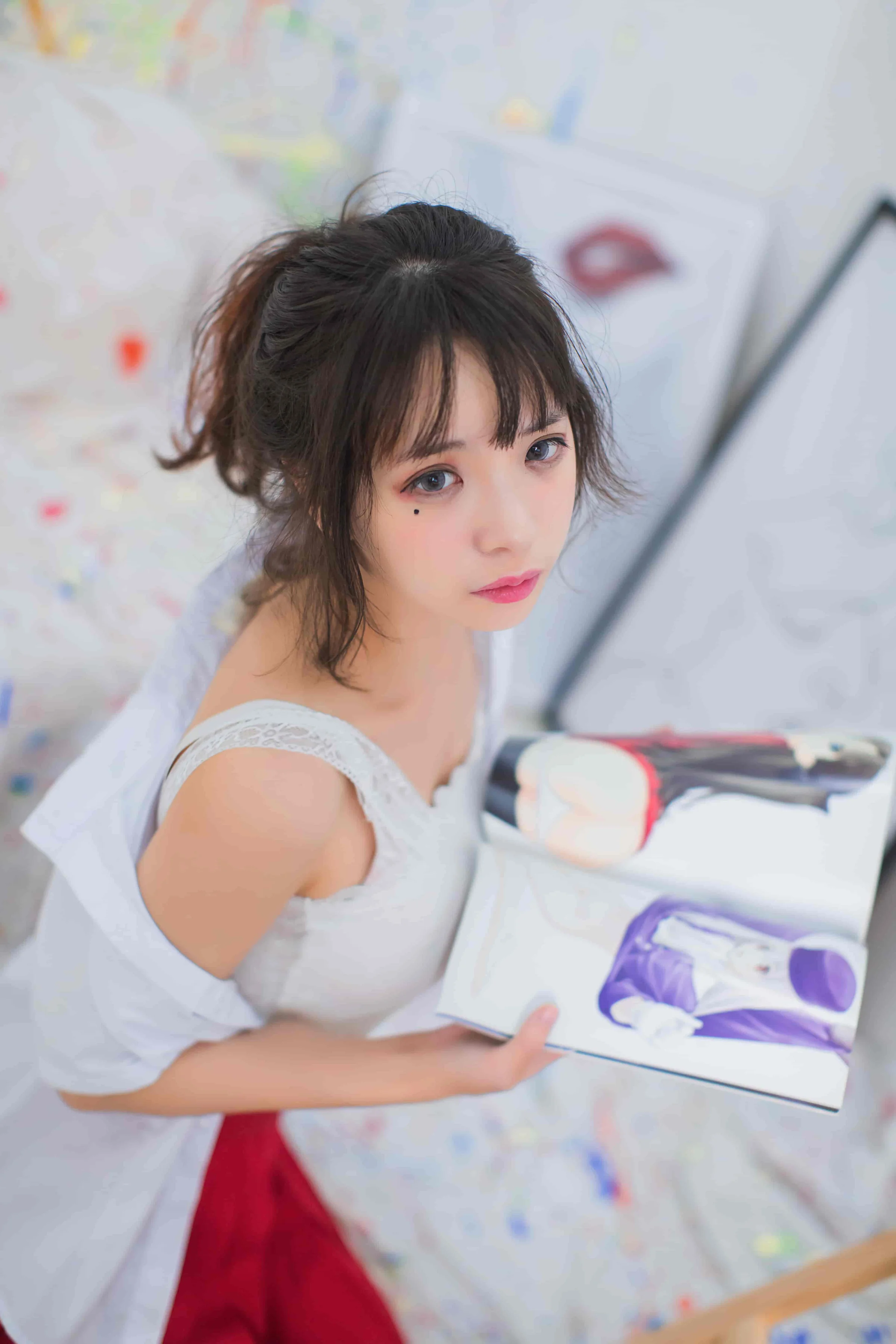 疯猫ss-画室jk[23P-172M]｜高清图片集