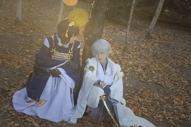 刀剑乱舞三日月宗近COS写真