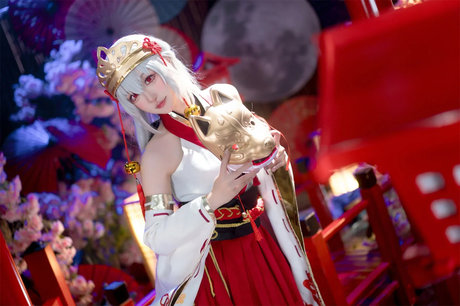 阿包也是兔娘 – 巫女浴池｜高清图片集