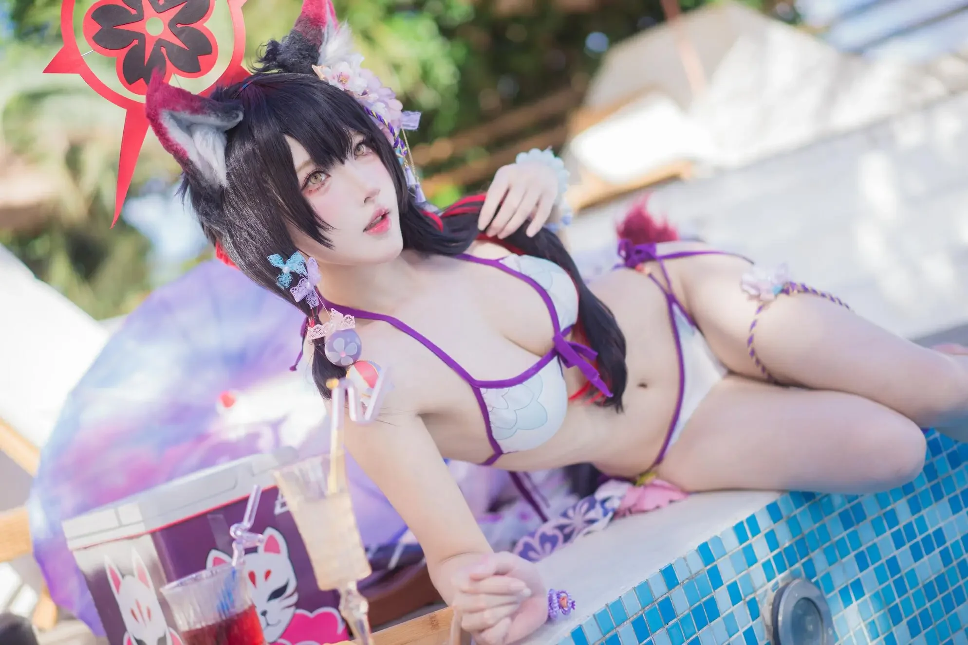 阿包也是兔娘 – 若藻水着｜高清图片集