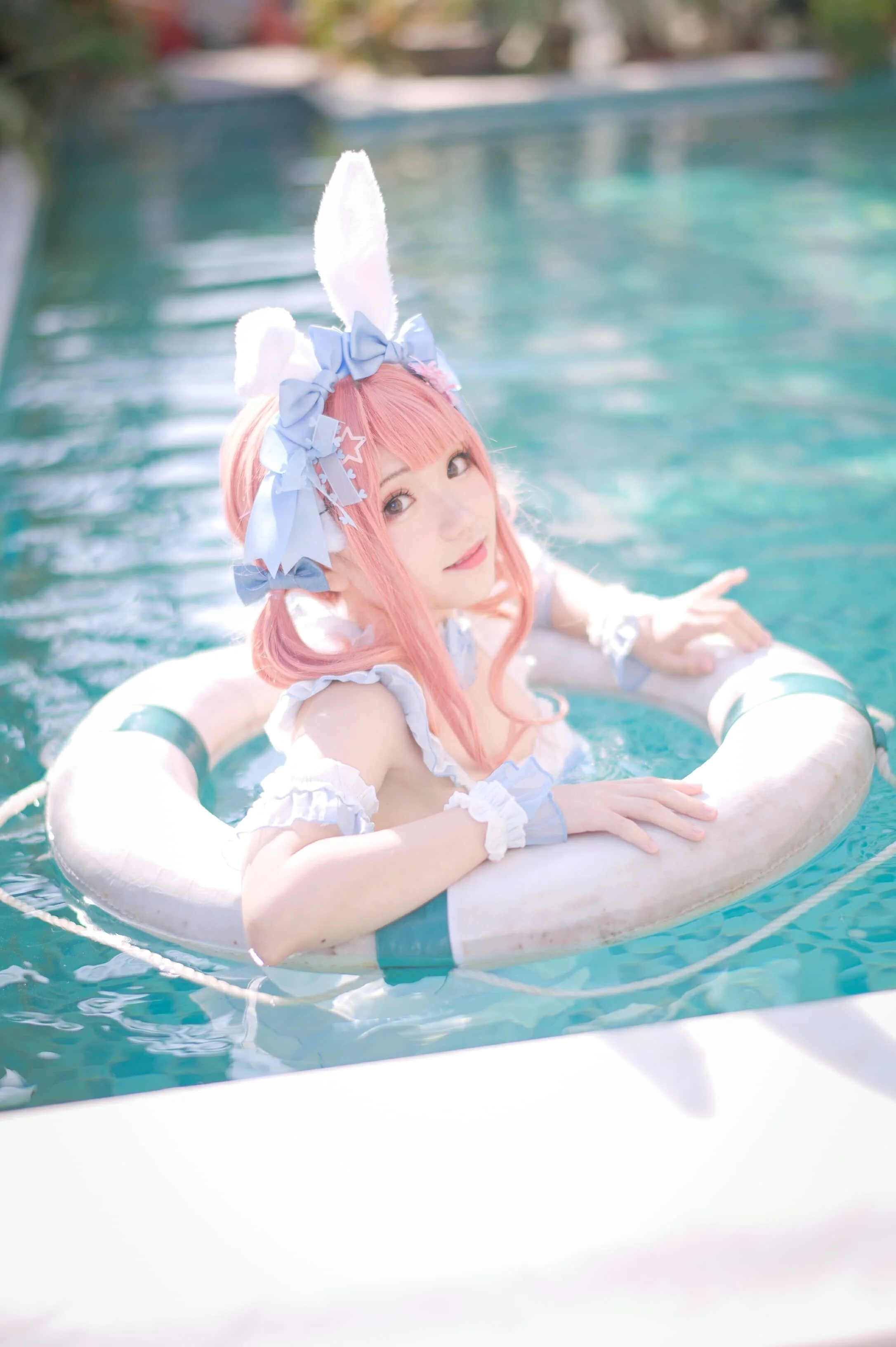 花柒Hana 夏日甜芯泳装写真