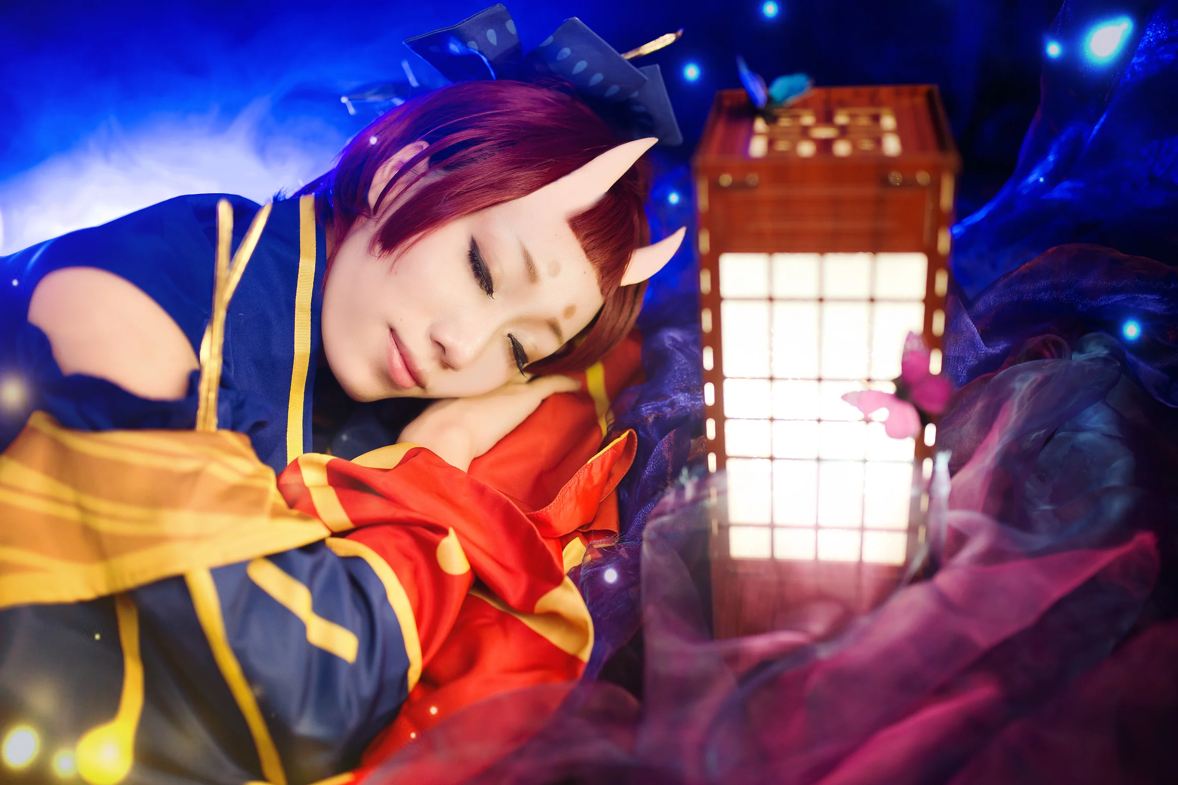 阴阳师 萤草 COS写真 神様、お慈悲を/枯れ木に花咲さか