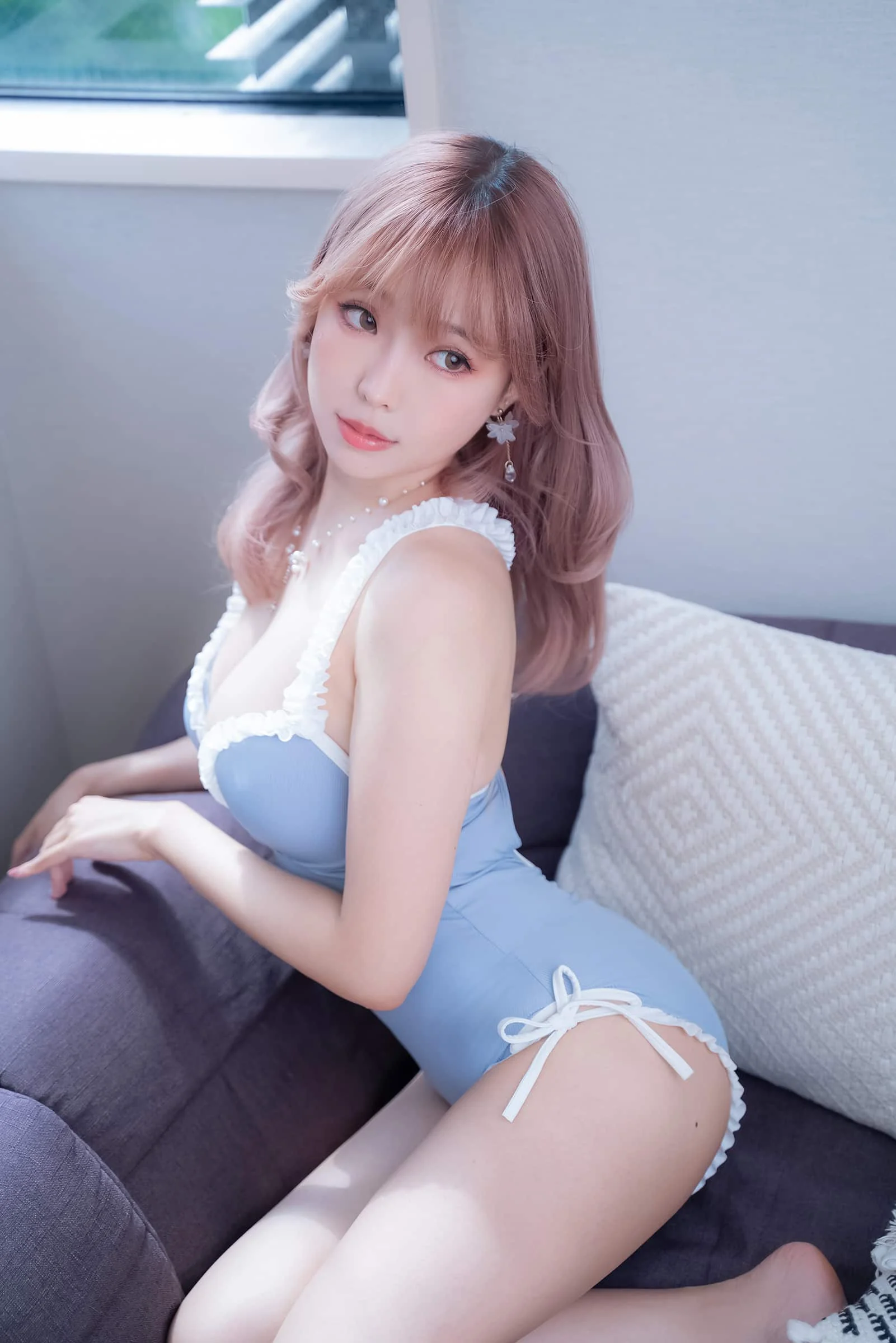 [Ely] – Mist Blue Lady｜高清图片集
