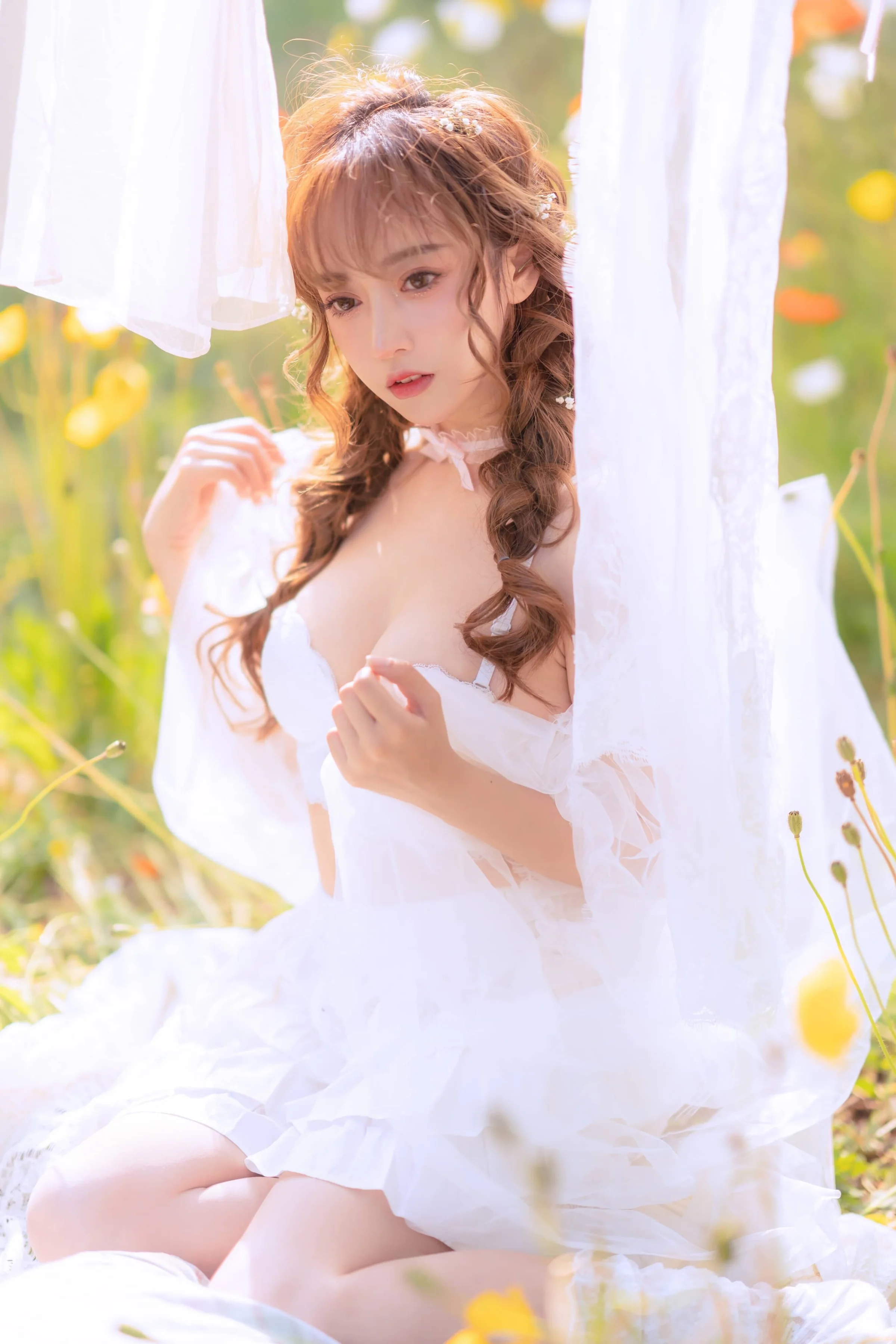 过期米线线喵 夏日限定 晒衣服 [41P]｜高清图片集