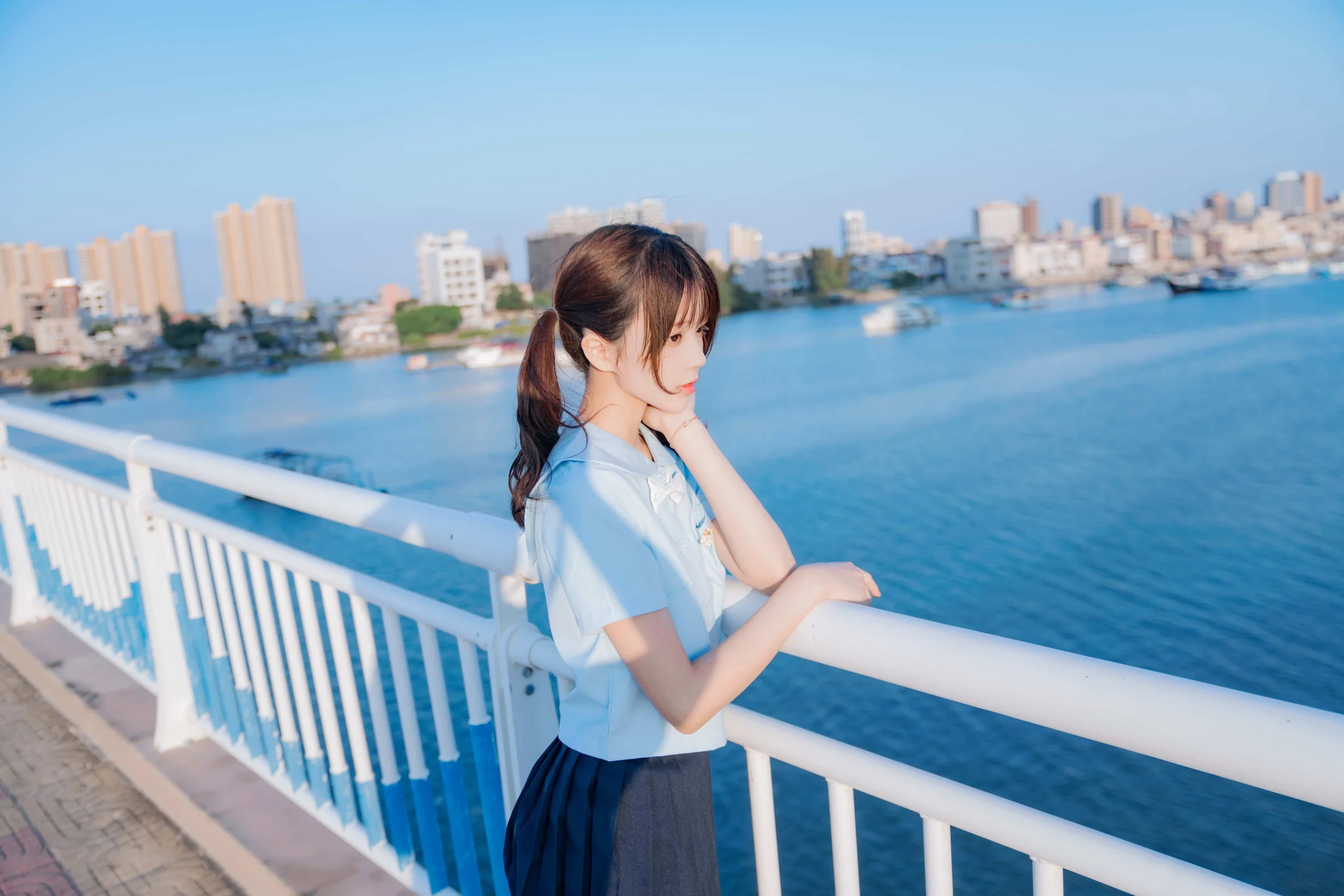 桜桃喵 – 蔚蓝 [33P]｜高清图片集