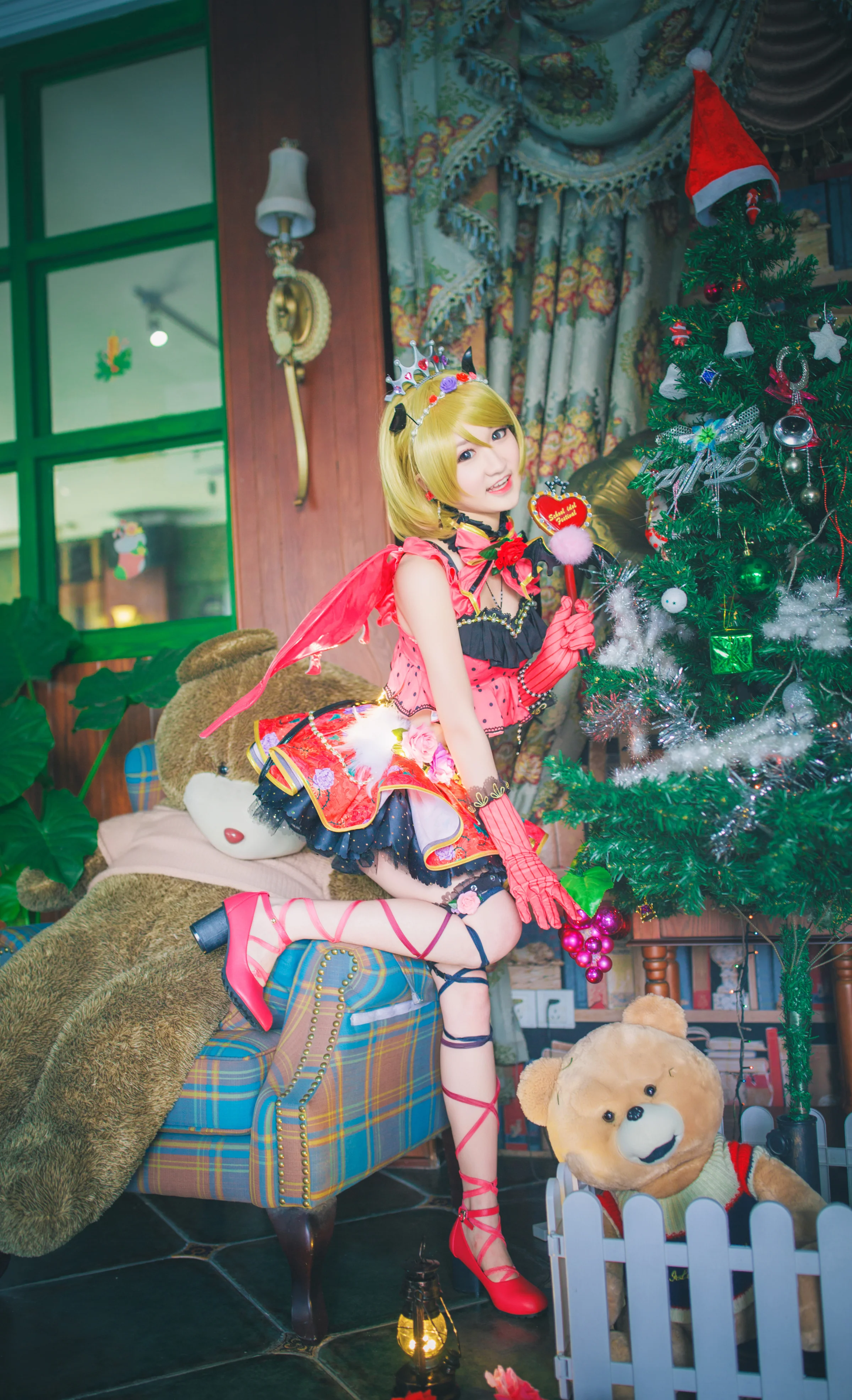 LoveLive花阳小恶魔觉醒COS写真