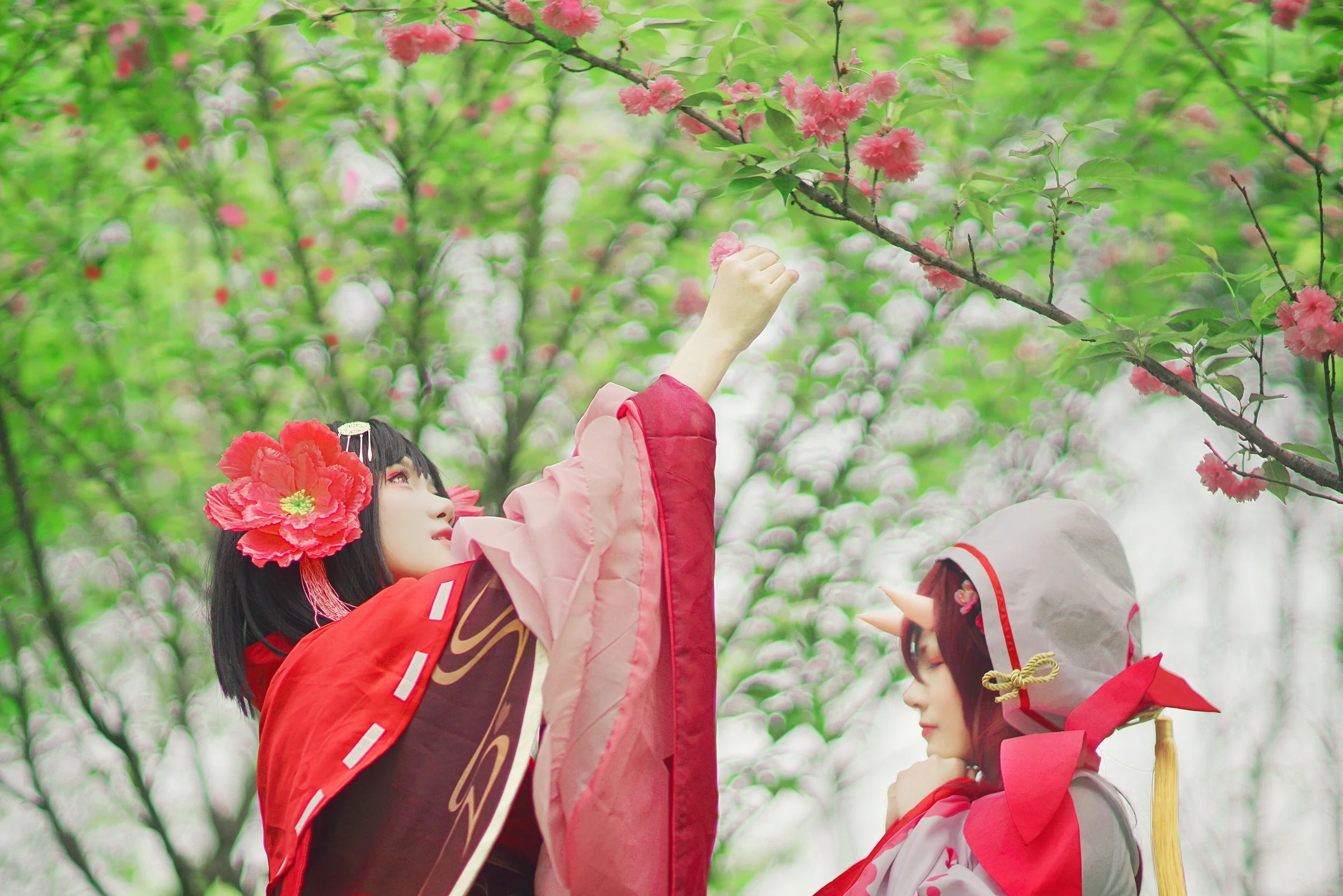 阴阳师——樱与桃COS写真【剧情cp向】