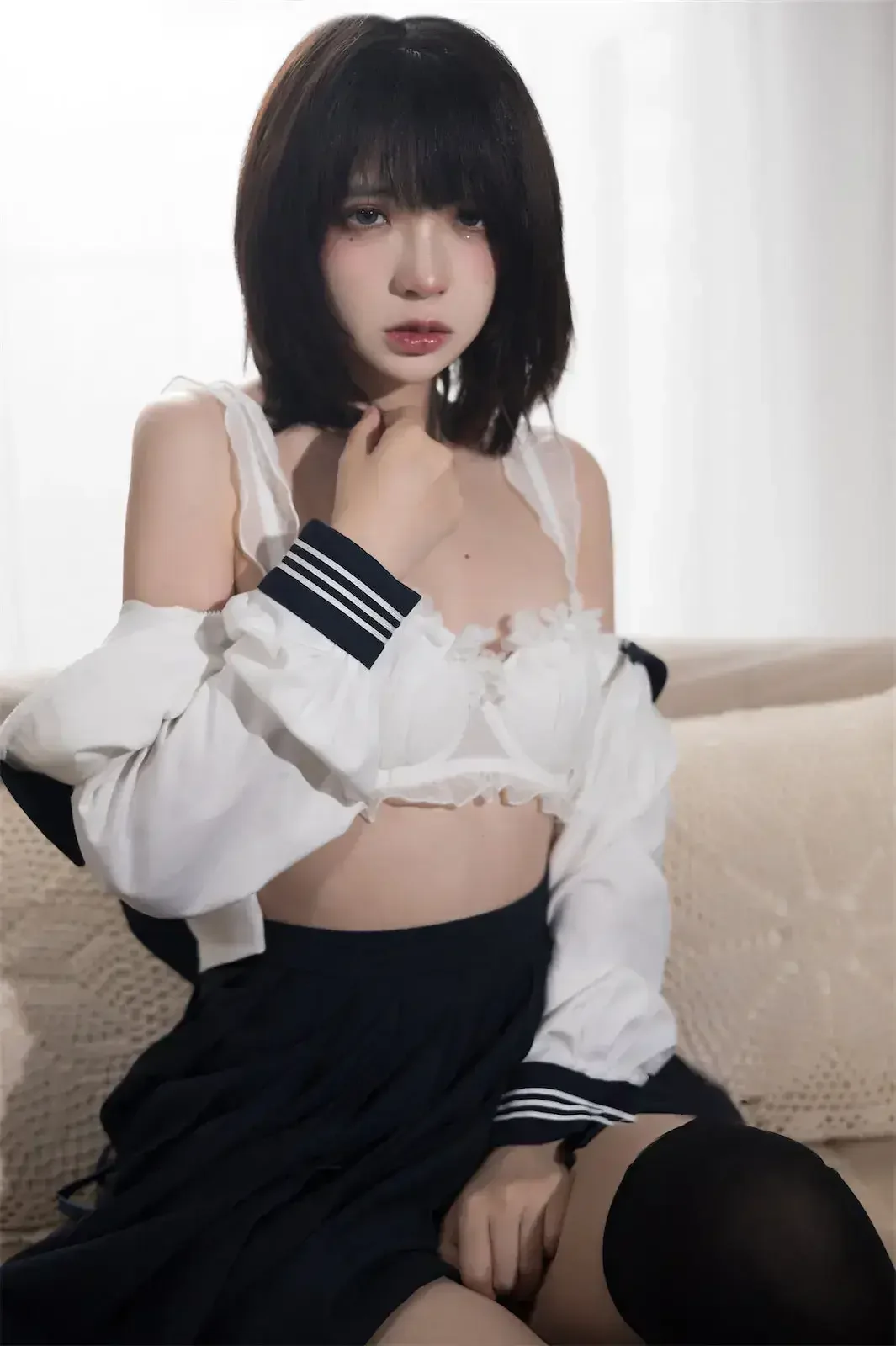 疯猫ss – 制服JK过膝袜｜高清图片集