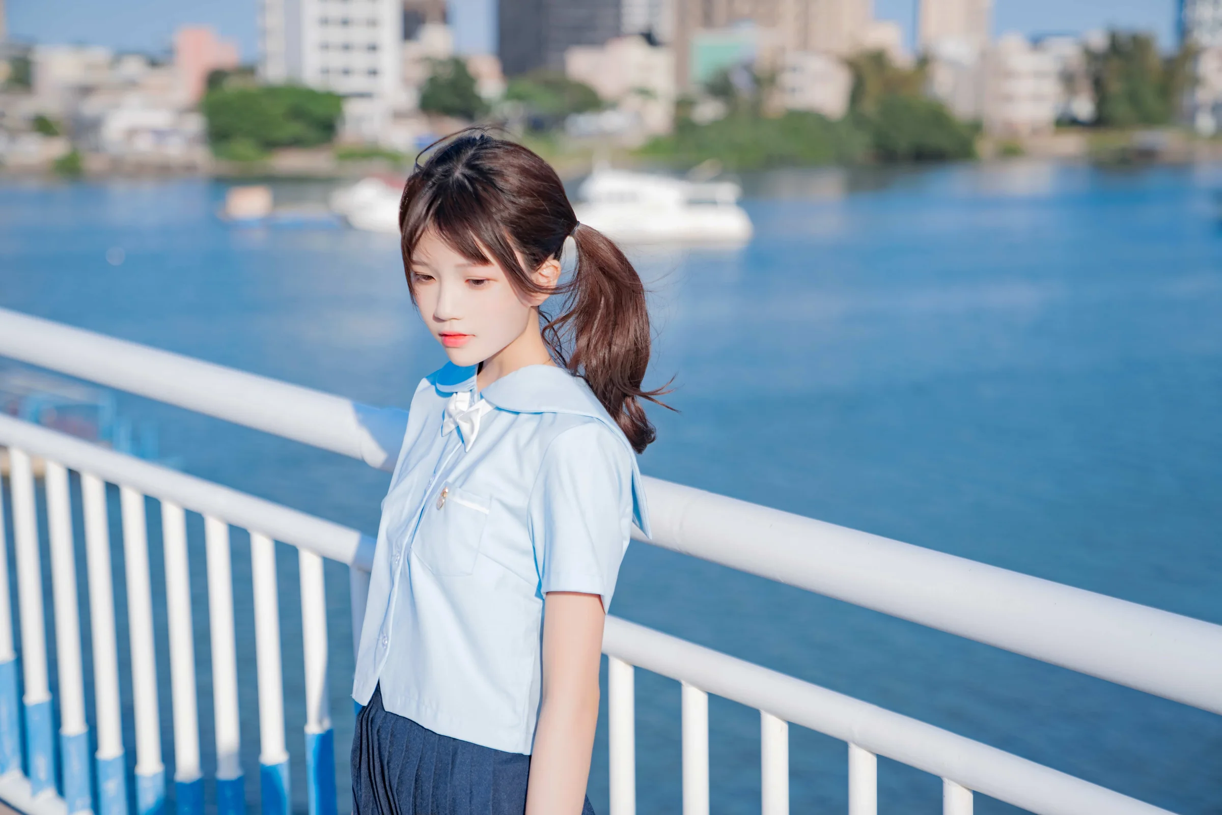 桜桃喵 – 蔚蓝 [33P]｜高清图片集