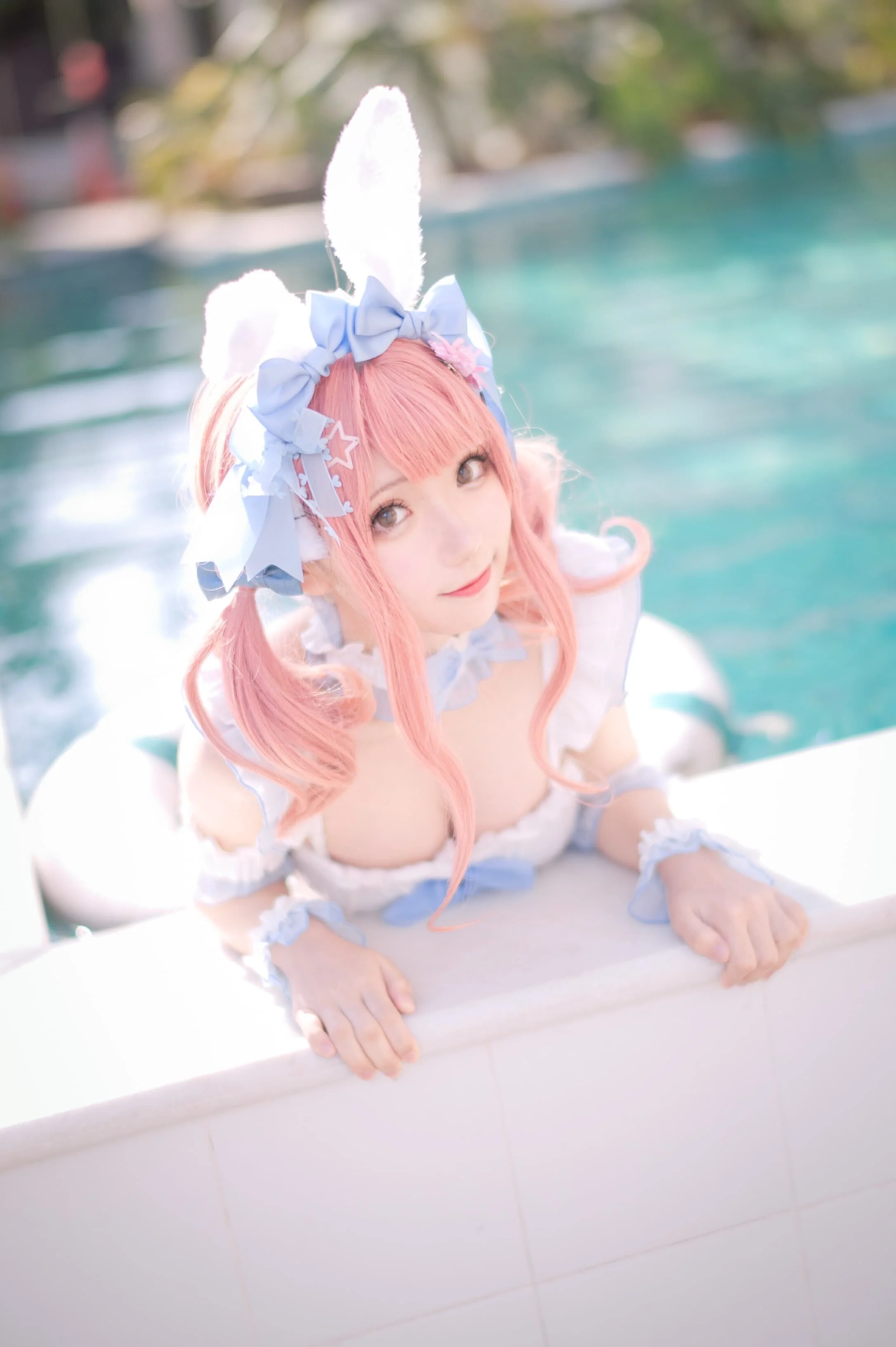 花柒Hana 夏日甜芯泳装写真