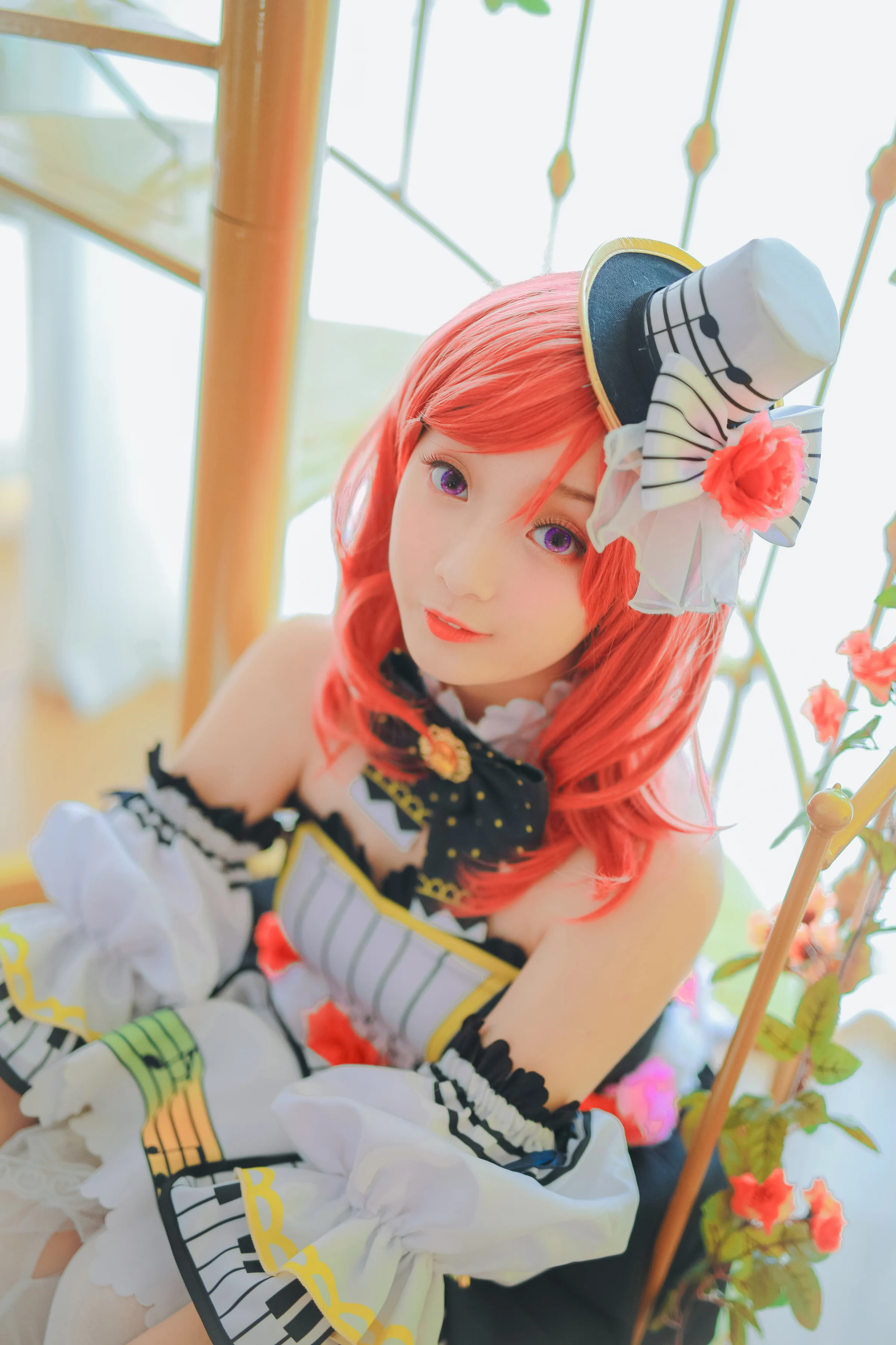 西木野真姬乐器觉醒COS写真