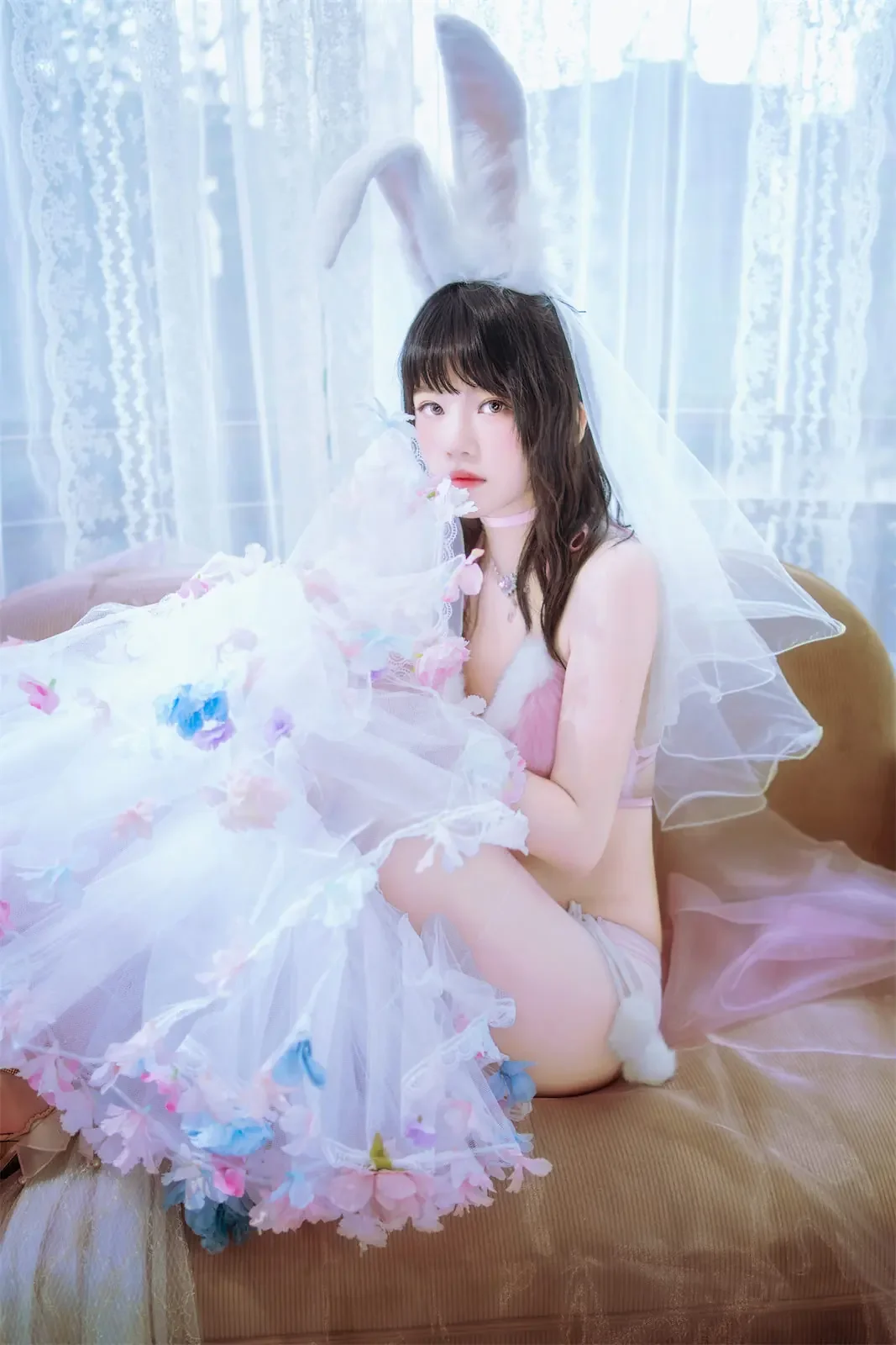 桜桃喵 – 花嫁兔｜高清图片集
