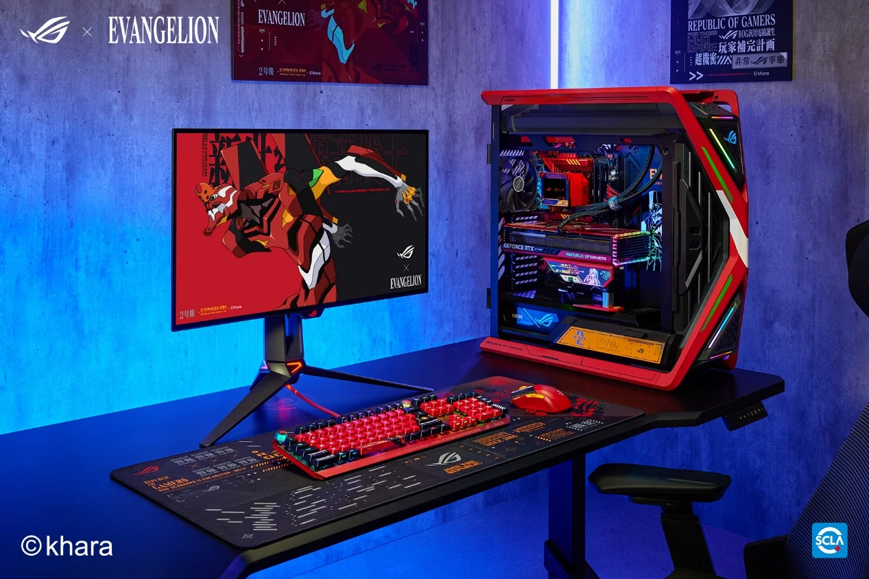 明日热爱 战意补完！ROG x EVA联名新品全网开售｜高清图片集