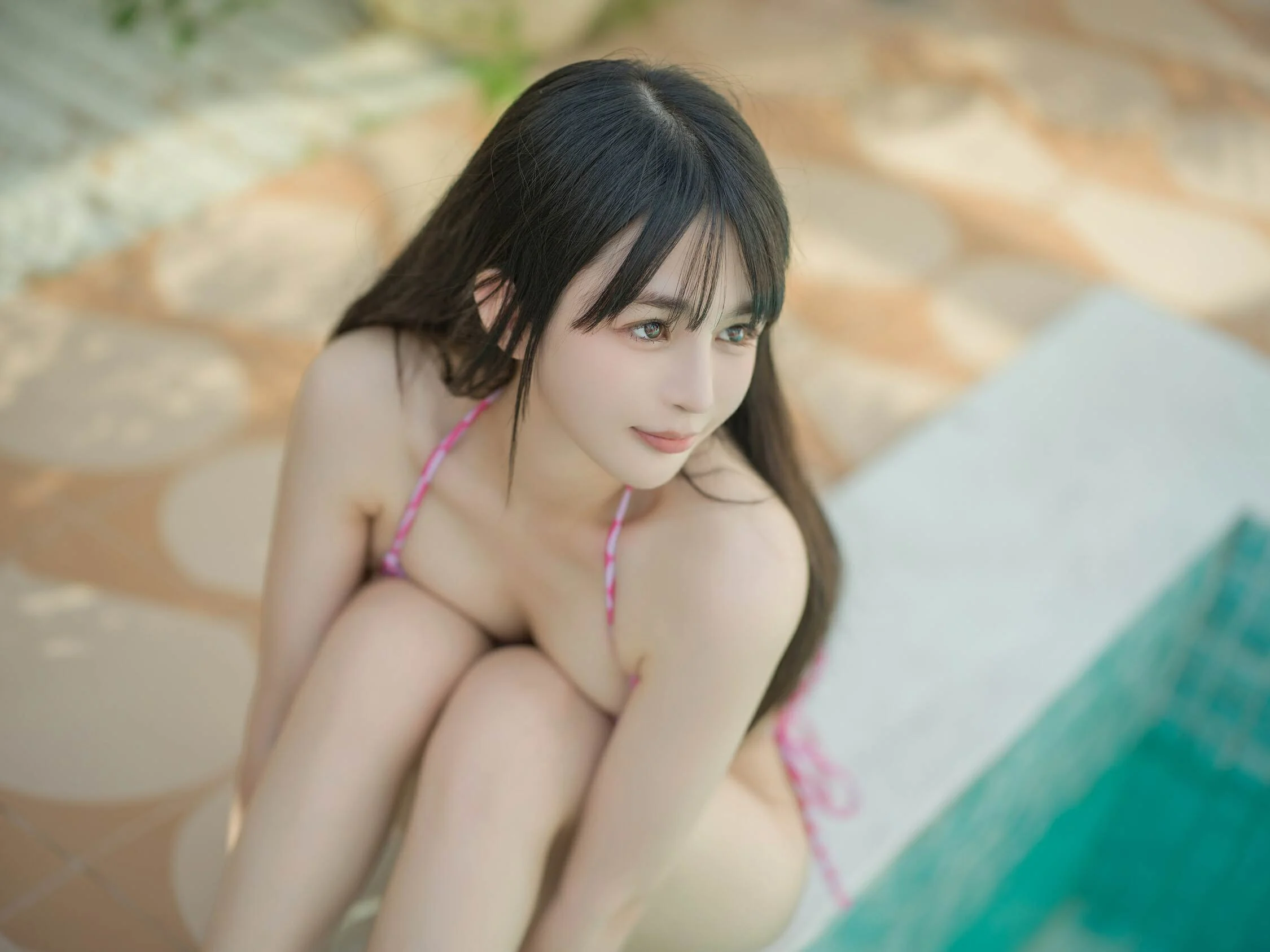 桜井宁宁 – 粉色比基尼 微风｜高清图片集
