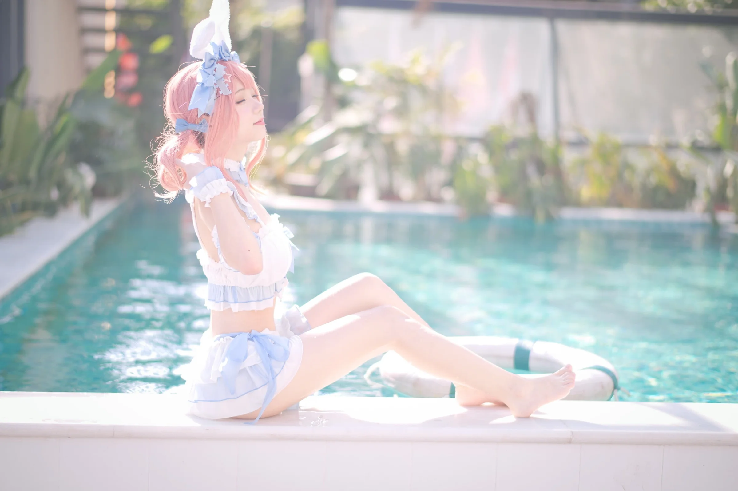 花柒Hana 夏日甜芯泳装写真