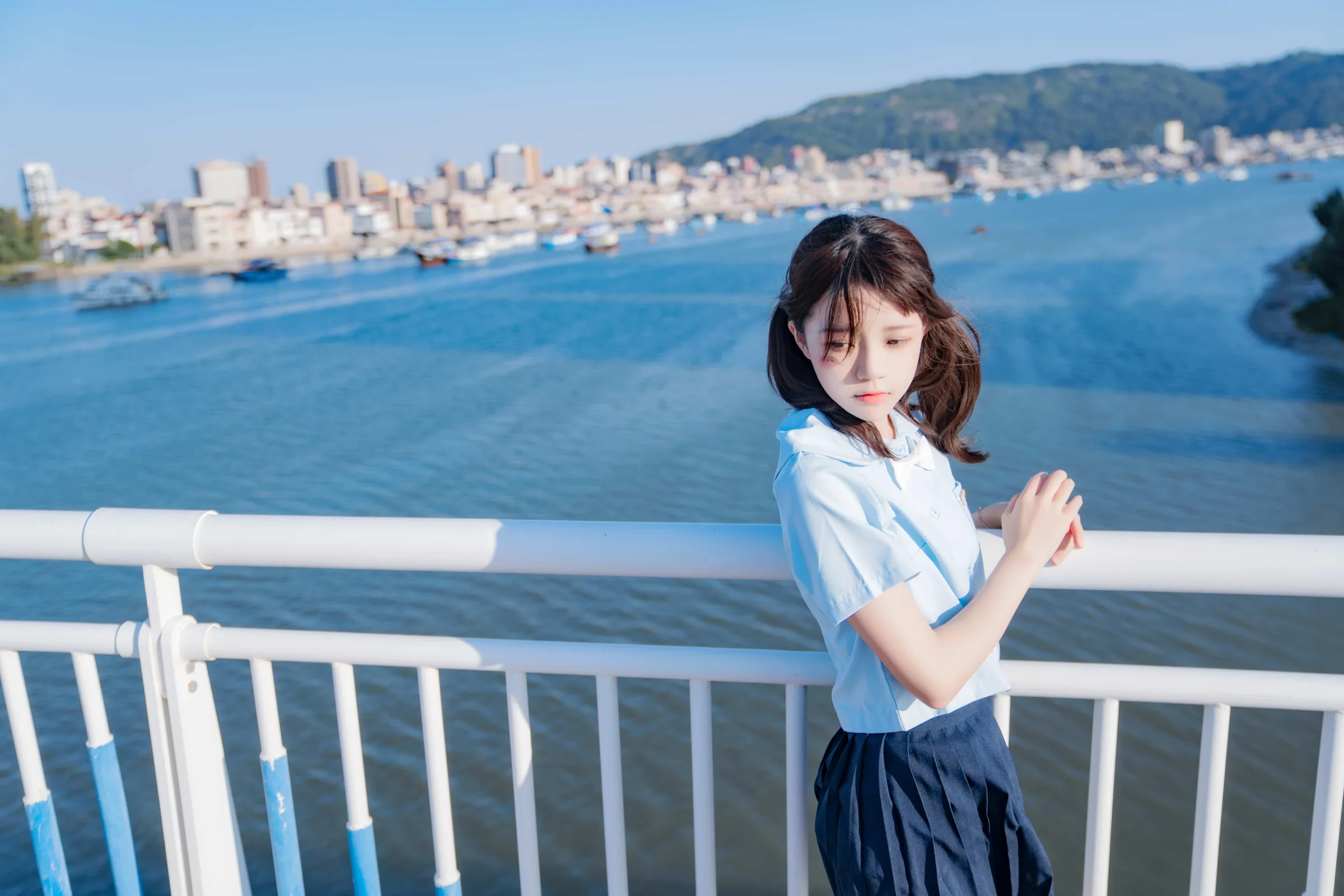 桜桃喵 – 蔚蓝 [33P]｜高清图片集