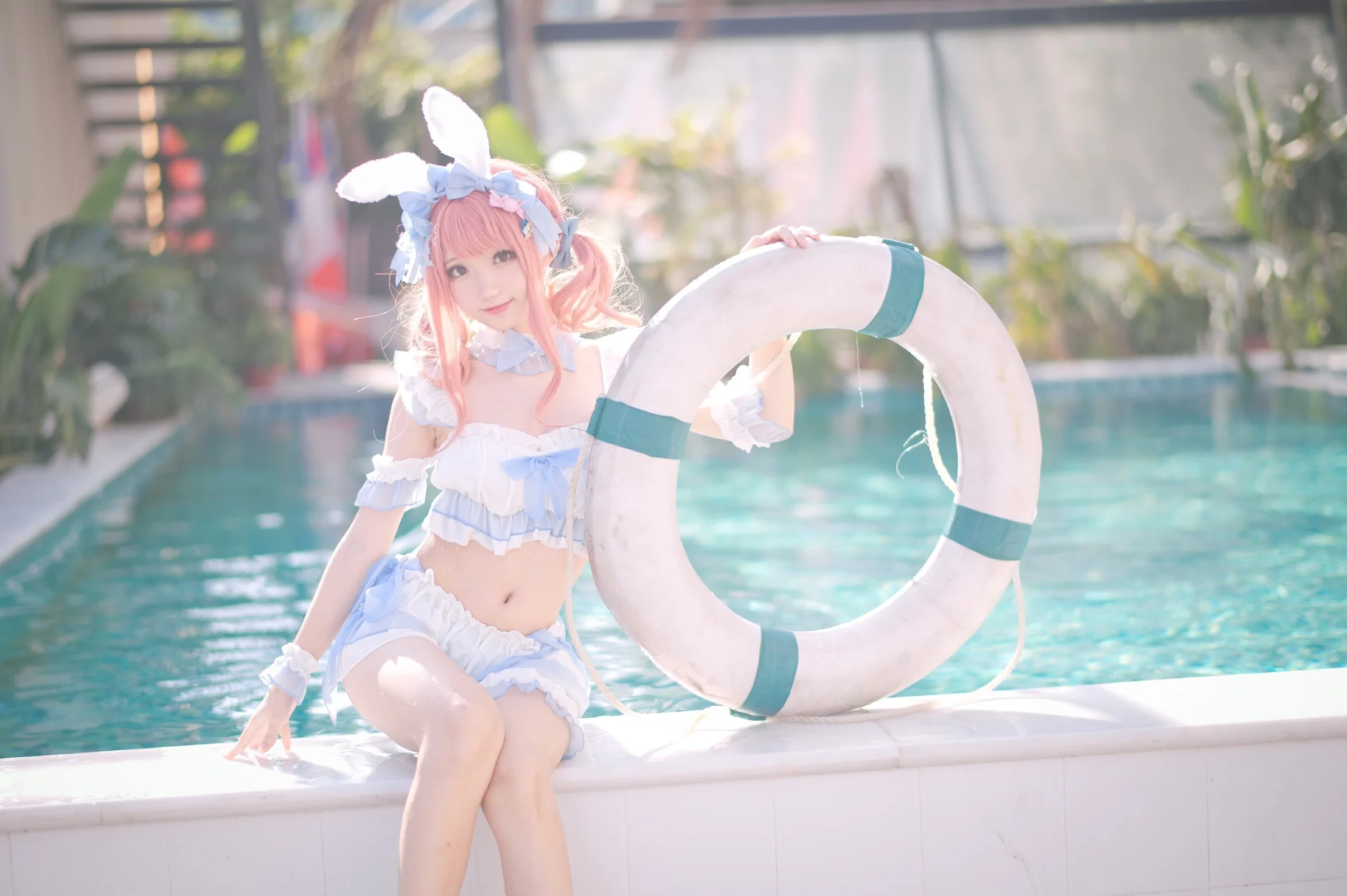 花柒Hana 夏日甜芯泳装写真